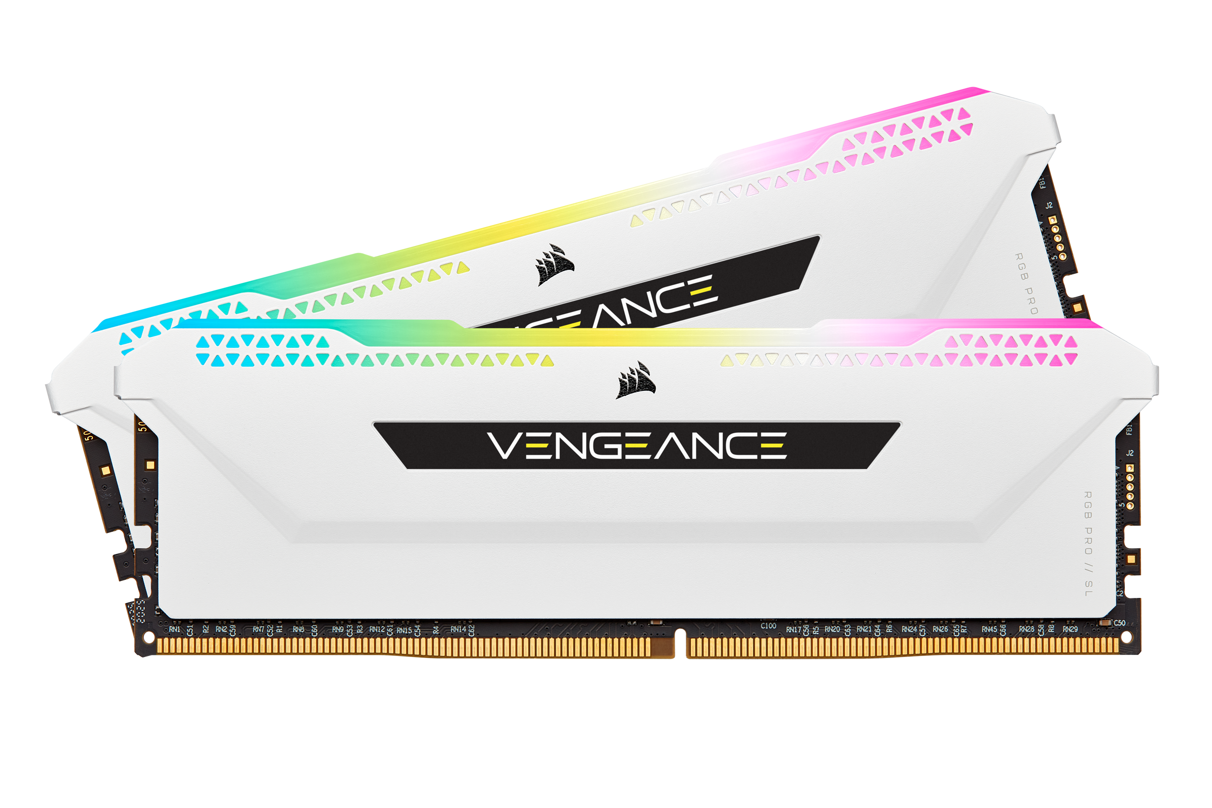 16GB (2x8GB) Corsair Vengeance RGB PRO SL DDR4-3600 RAM CL16 (18-22-22-42) Weiß