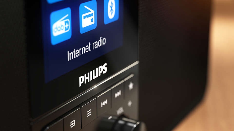 Philips TAR8805/10 Internet-Radio DAB+ Bluetooth schwarz