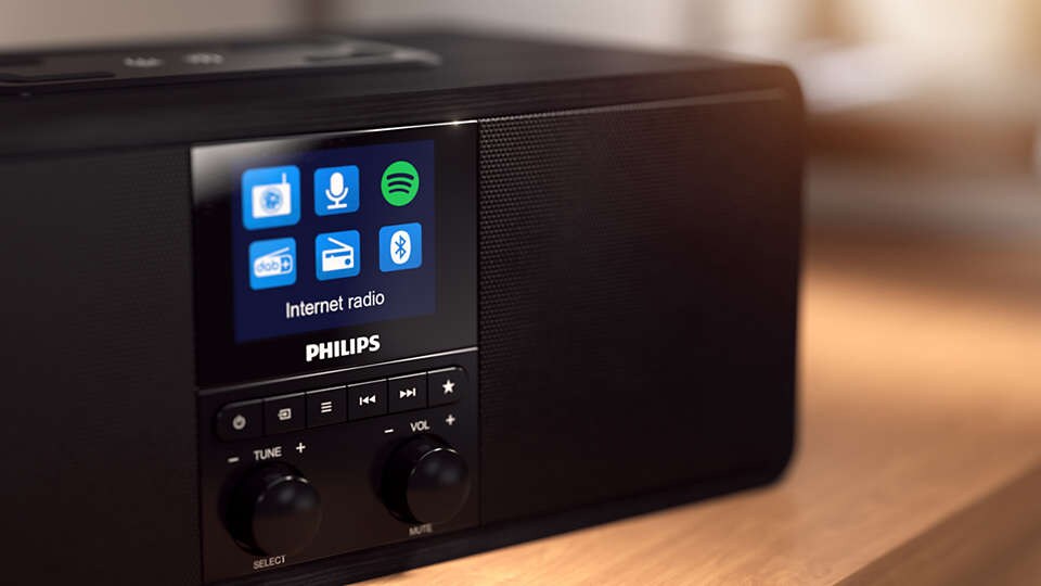 Philips TAR8805/10 Internet-Radio DAB+ Bluetooth schwarz