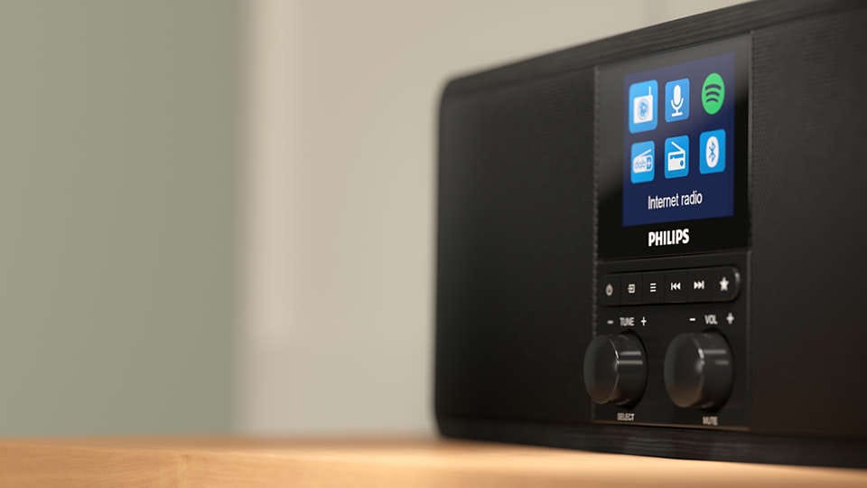 Philips TAR8805/10 Internet-Radio DAB+ Bluetooth schwarz