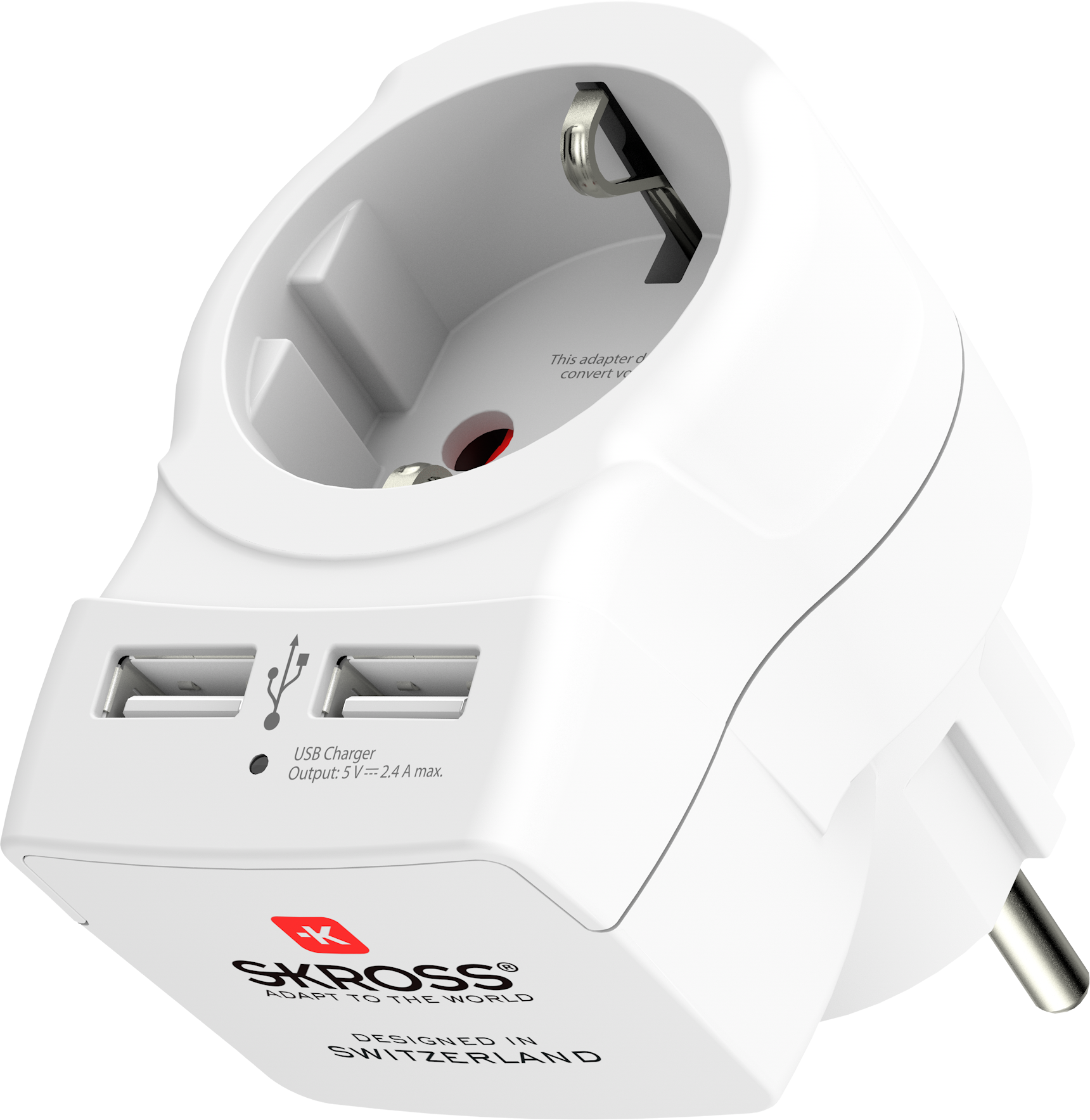 SKROSS World to Europe USB + 3in1 Kabel/Adapter