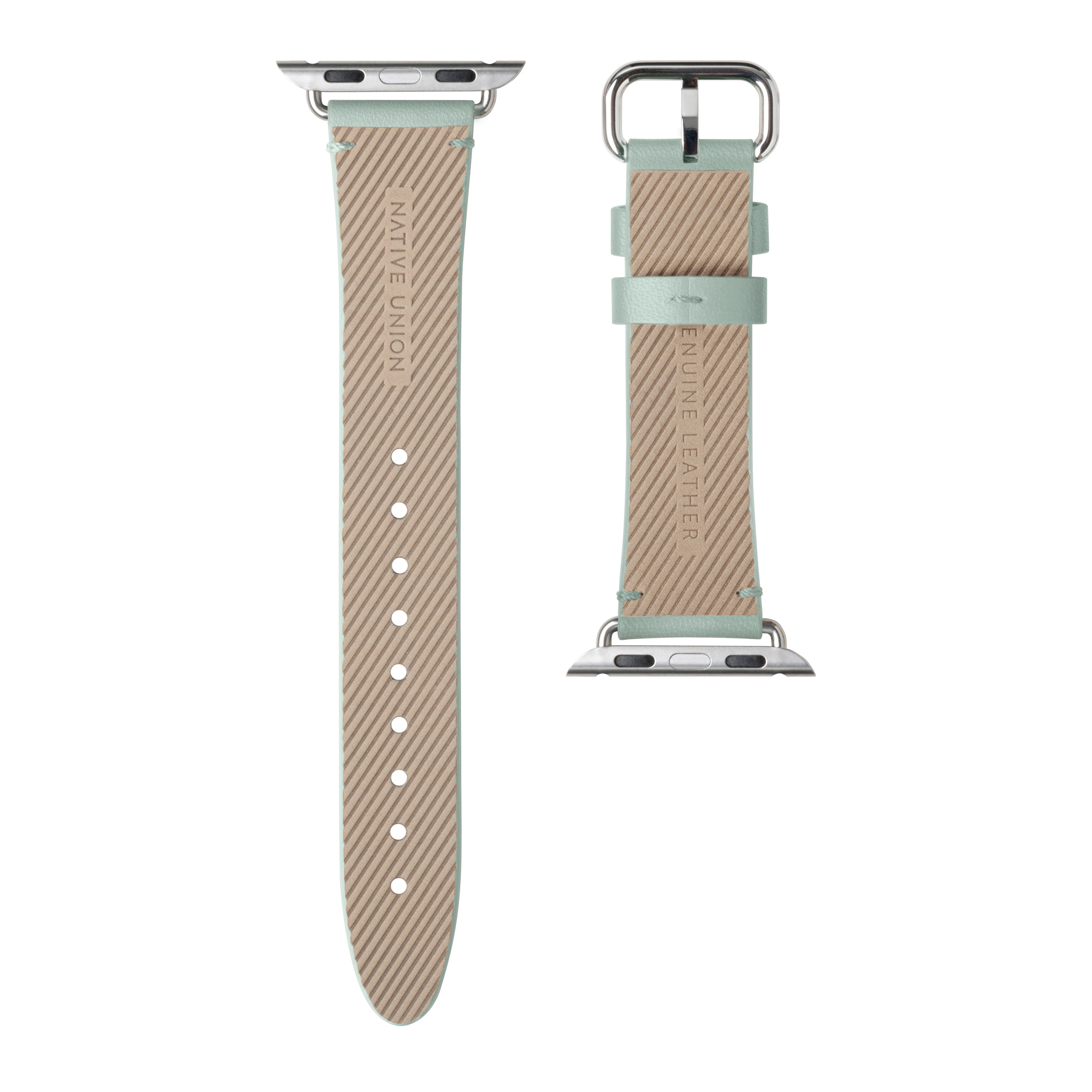 Native Union Apple Watch Strap Classic Leather Sage 40mm