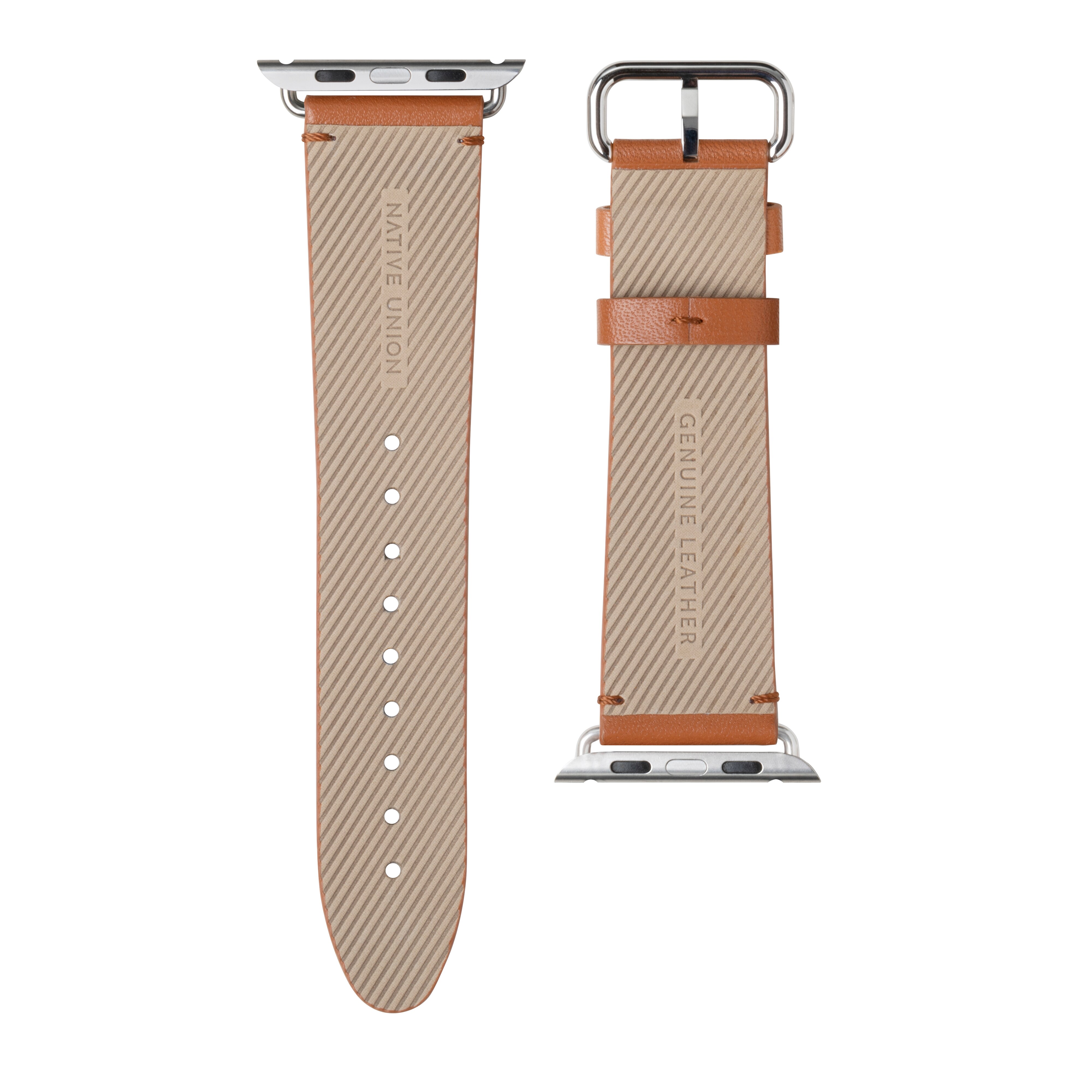 Native Union Apple Watch Strap Classic Leather Tan 44mm