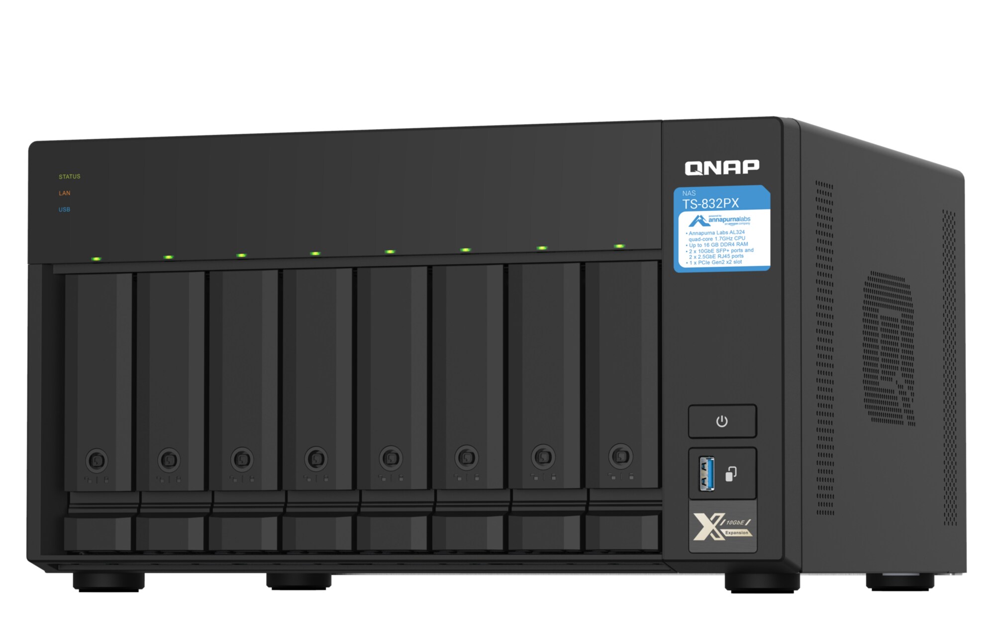 QNAP TS-832PX-4G NAS System 8-Bay