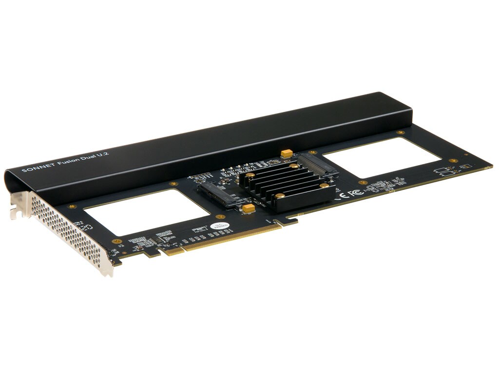 Sonnet Fusion Dual U.2 SSD PCIe Karte