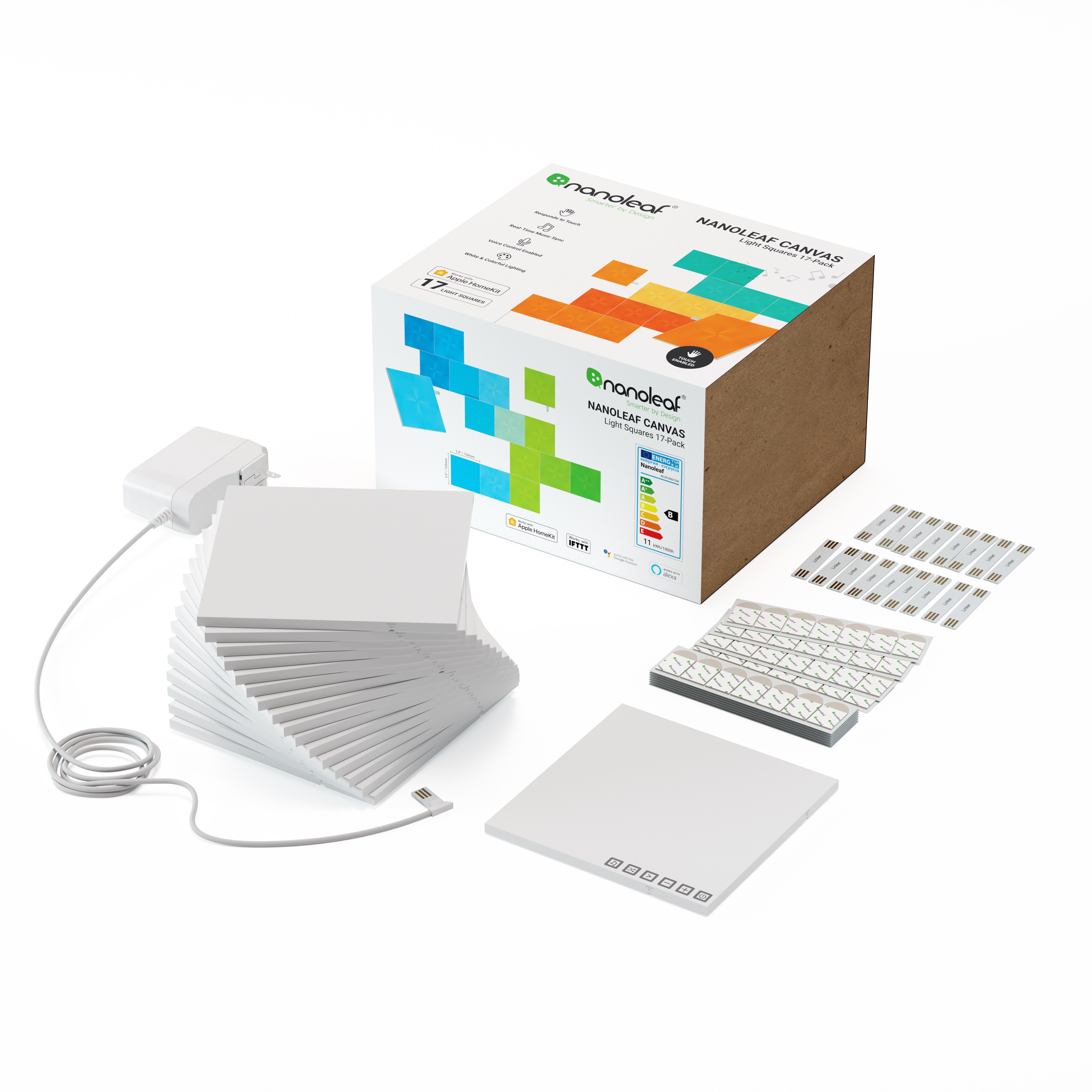 Nanoleaf Canvas Starter Kit - 17 Panels