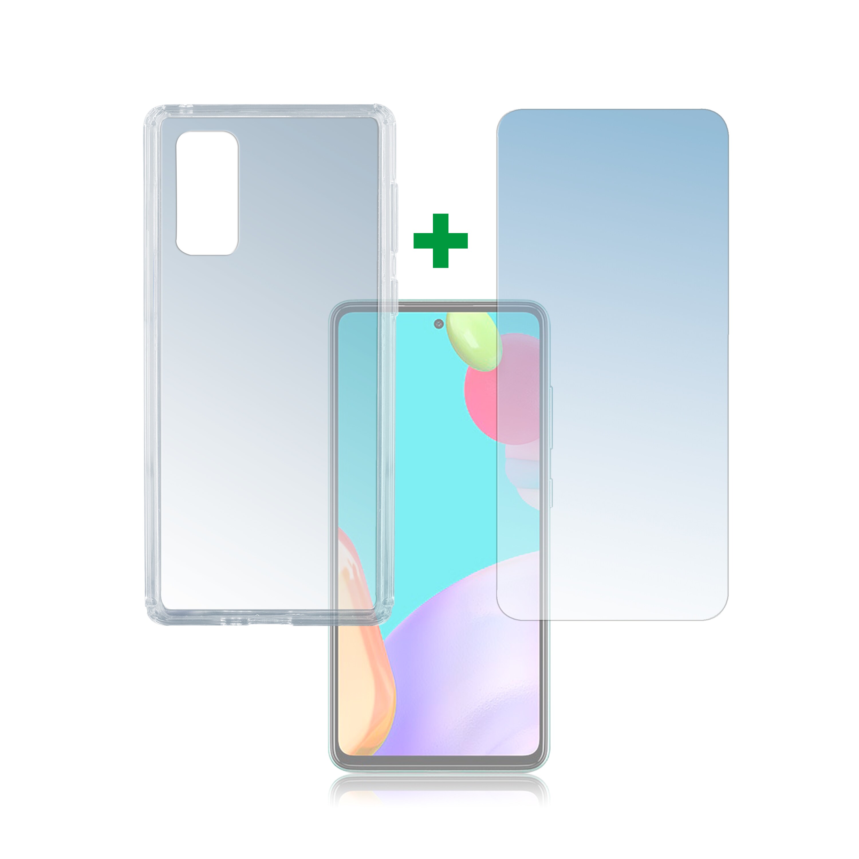 4smarts 360° Protection Set für Samsung Galaxy A52 5G, transparent