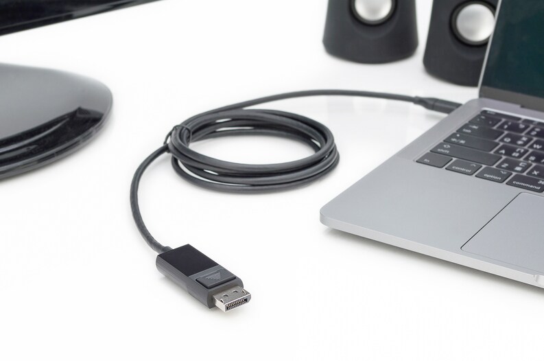 DIGITUS USB Type-C™Gen2 Adapter- / Konverterkabel, Type-C™ auf DP 1,8m