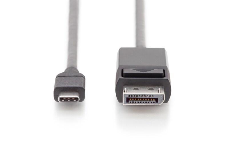 DIGITUS USB Type-C™Gen2 Adapter- / Konverterkabel, Type-C™ auf DP 1,8m