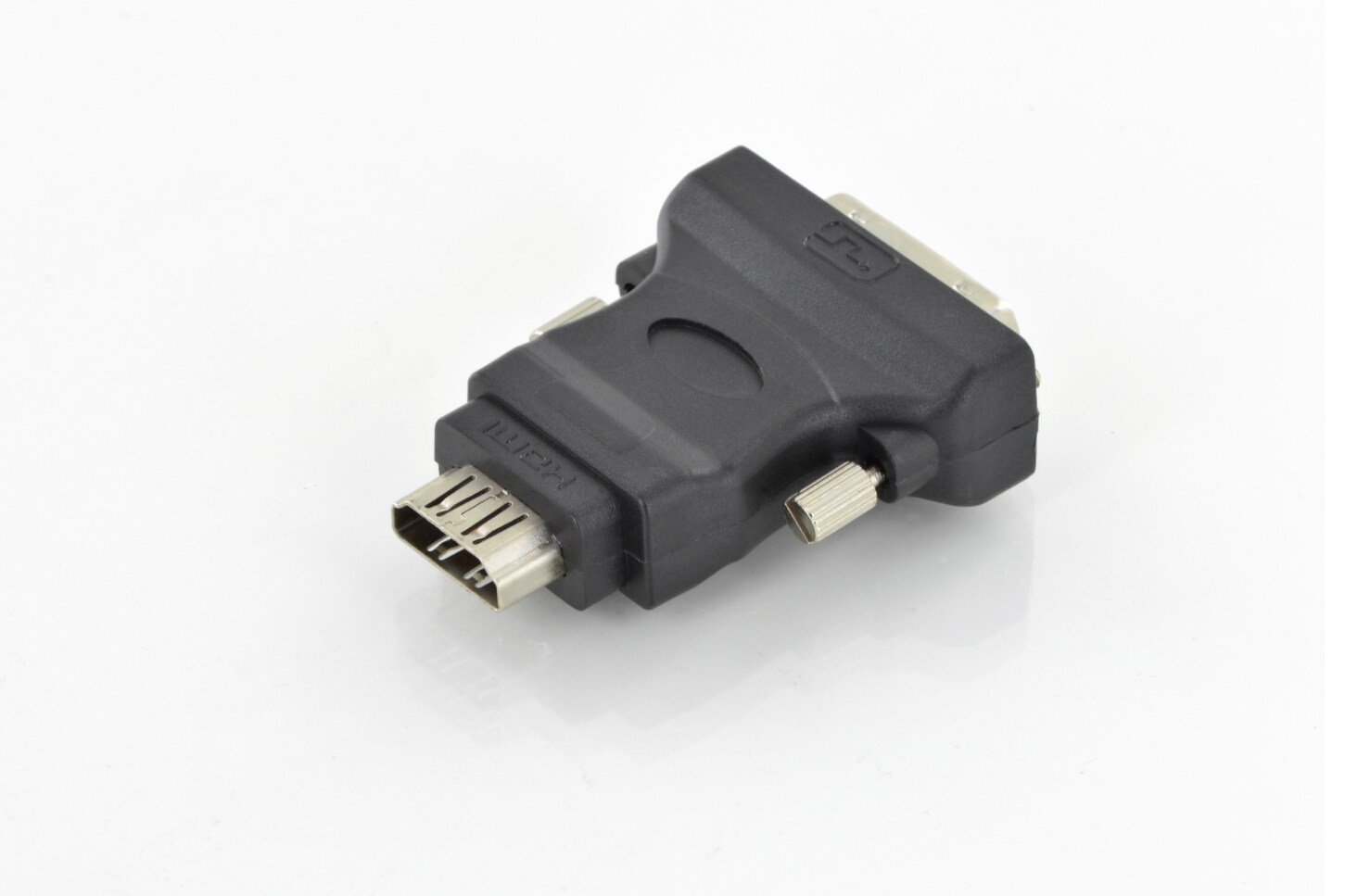 DIGITUS DVI(18+1) Adapter HDMI Typ A St/Bu, DVI-D Single Link schwarz