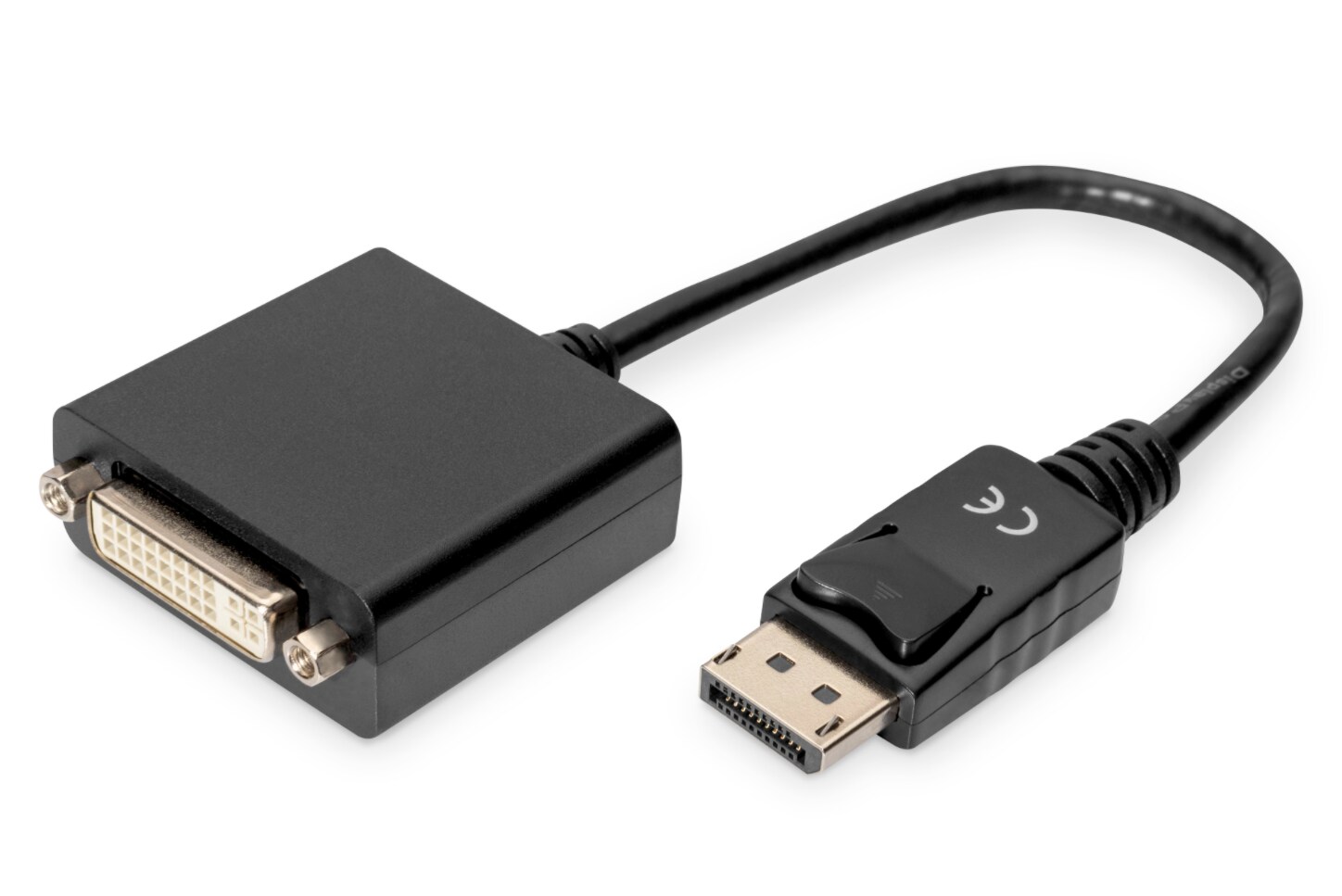 DIGITUS DisplayPort Adapter/Konverter,DP-DVI (24+5) St/Bu, 0.15m