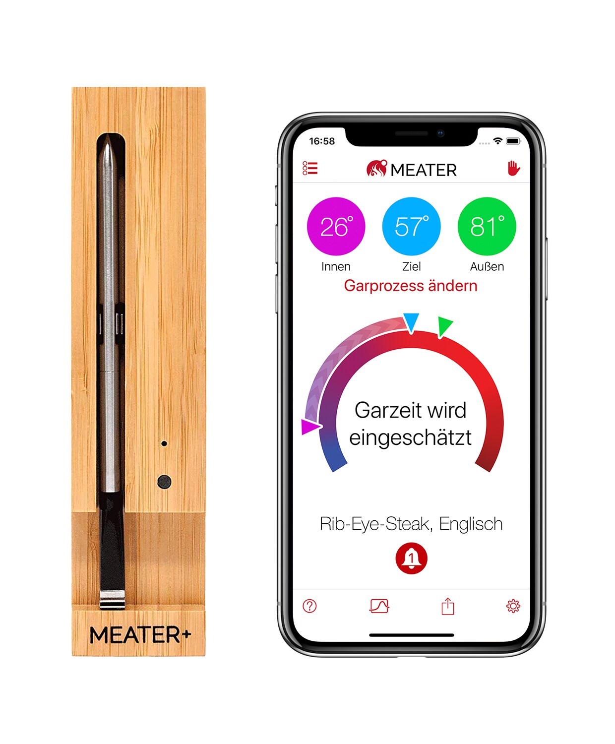 MEATER + | Das erste komplett kabellose Smart-Fleischthermometer