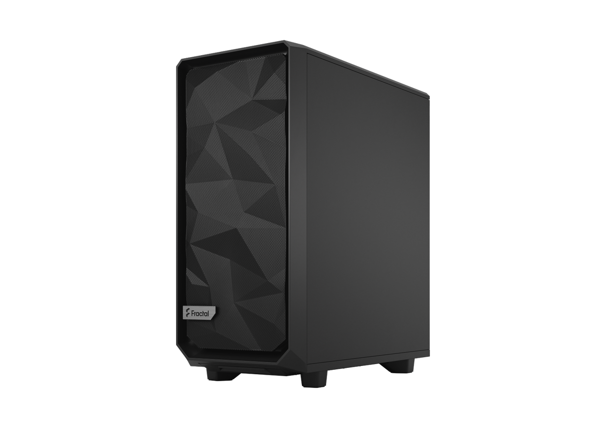 Fractal Design Meshify 2 Compact Black Solid Midi Tower Gaming Gehäuse