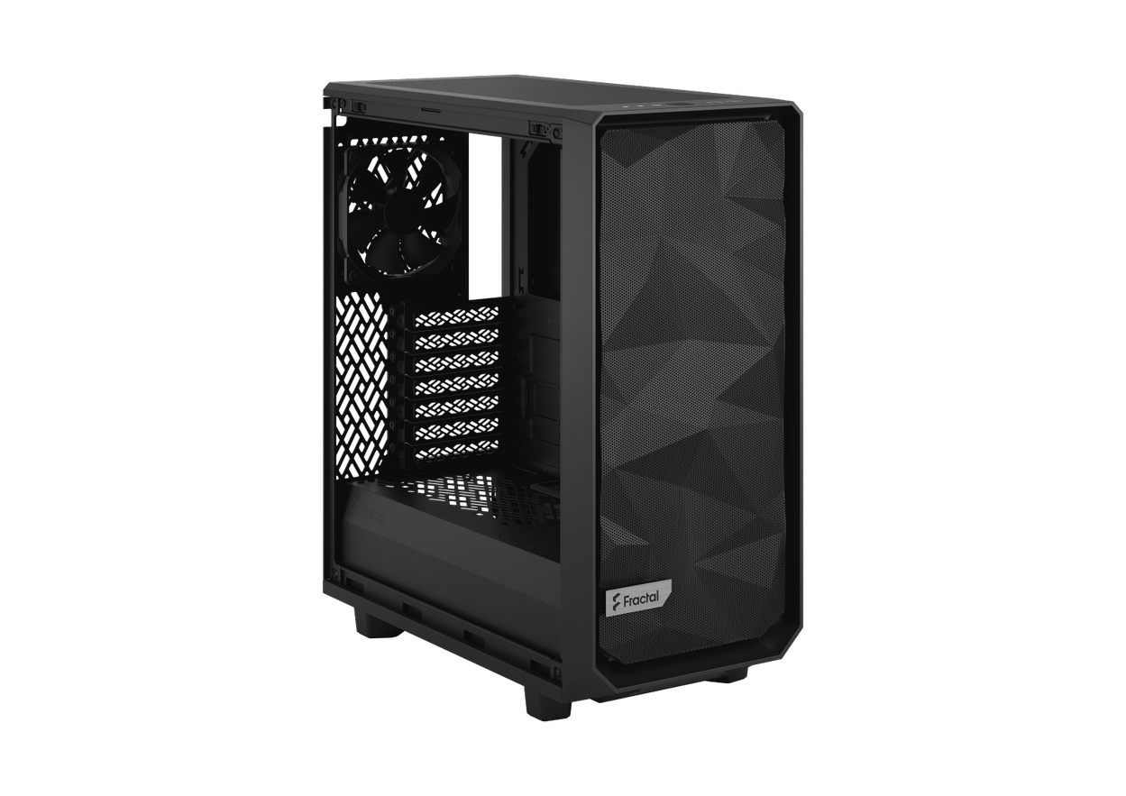 Fractal Design Meshify 2 Compact Black Solid Midi Tower Gaming Gehäuse