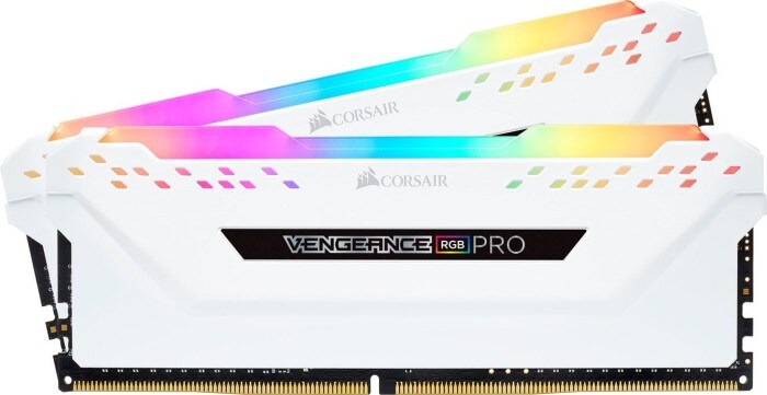 16GB (2x8GB) Corsair Vengeance RGB PRO weiß DDR4-3600 RAM CL18 (18-22-22-42) Kit