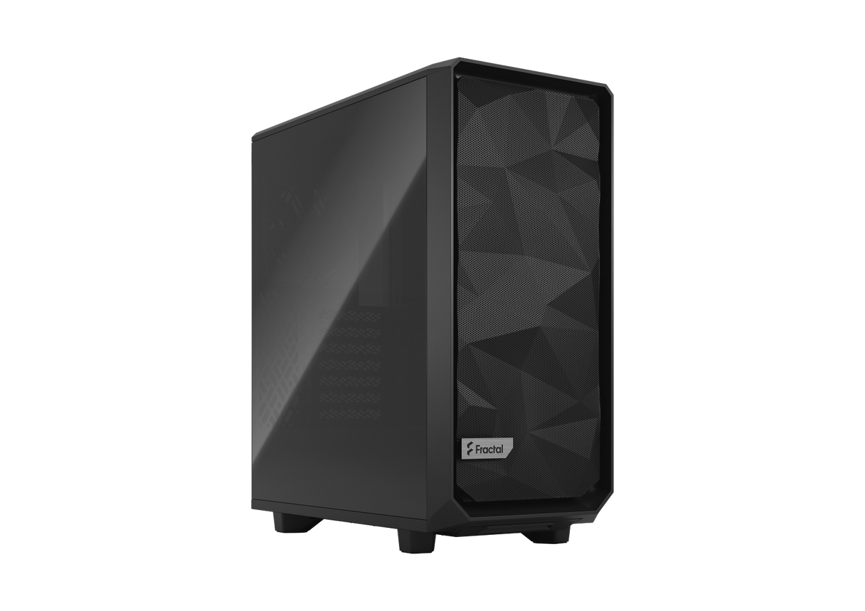 Fractal Design Meshify 2 Compact Black TG Dark Tint Midi Tower Gaming Gehäuse