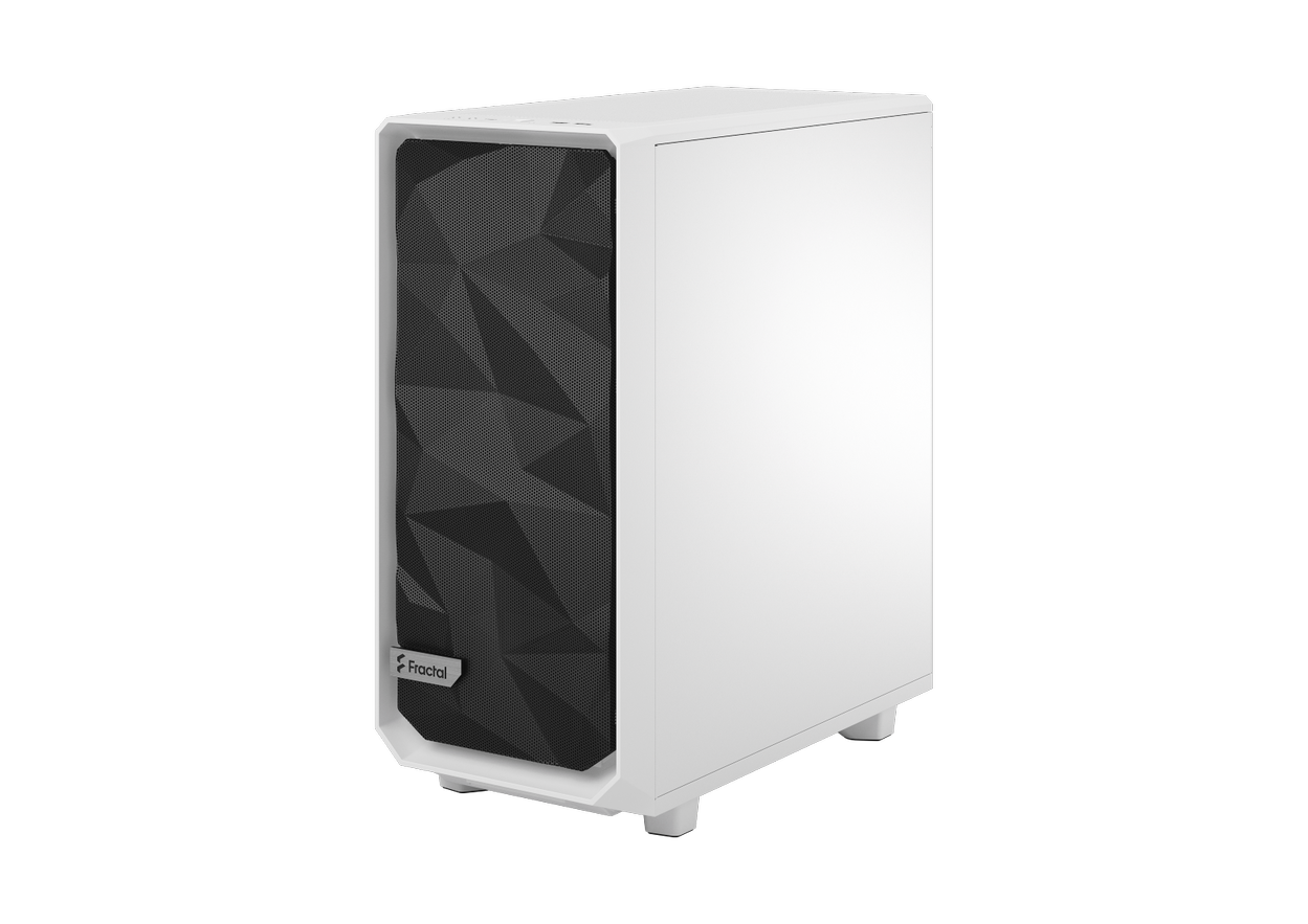 Fractal Design Meshify 2 Compact White TG Clear Tint Midi Tower Gaming Gehäuse