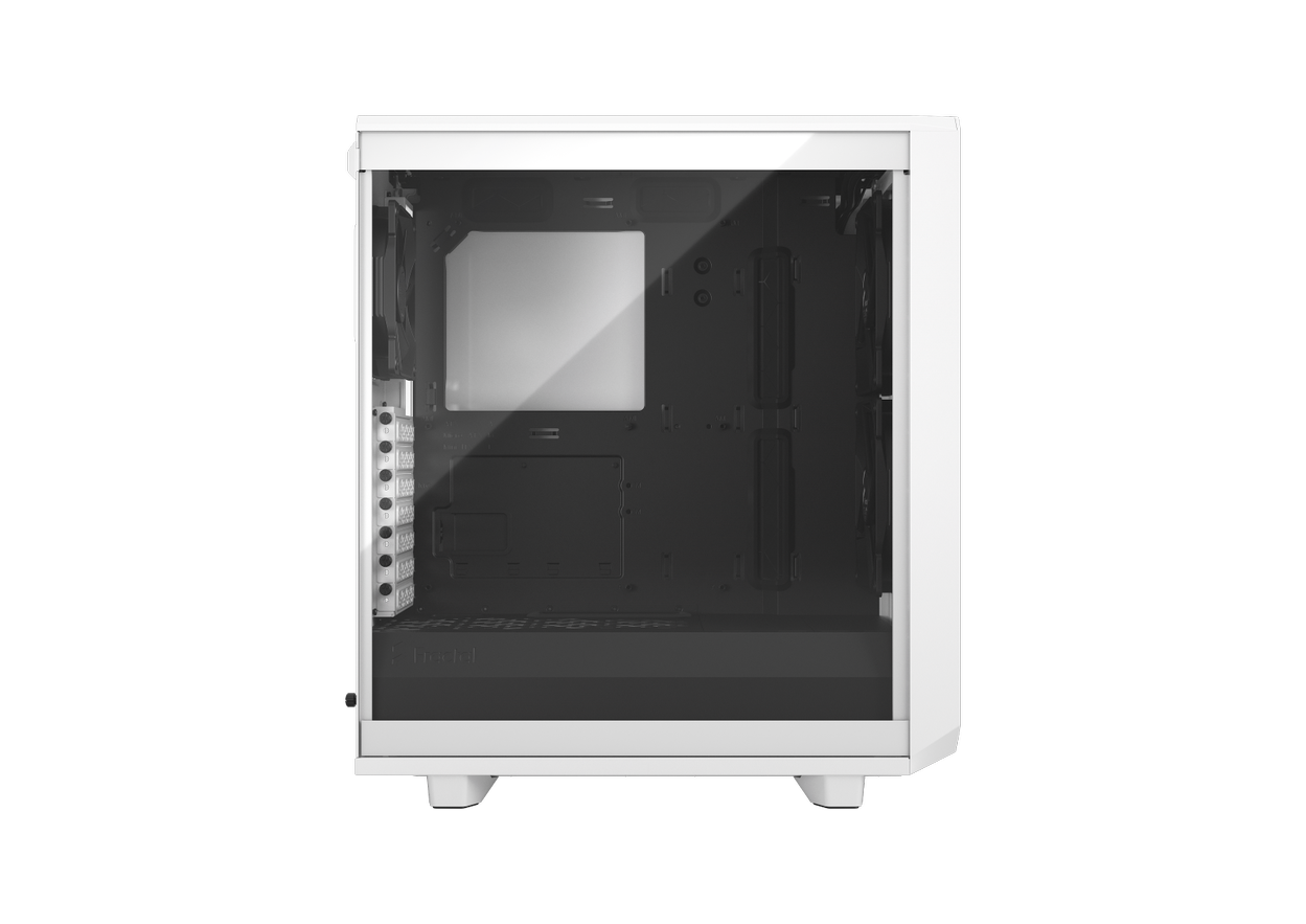 Fractal Design Meshify 2 Compact White TG Clear Tint Midi Tower Gaming Gehäuse