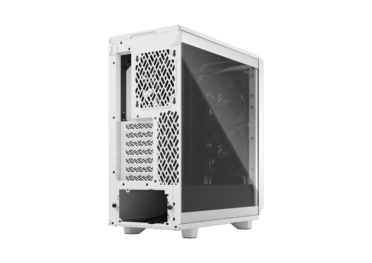 Fractal Design Meshify 2 Compact White TG Clear Tint Midi Tower Gaming Gehäuse