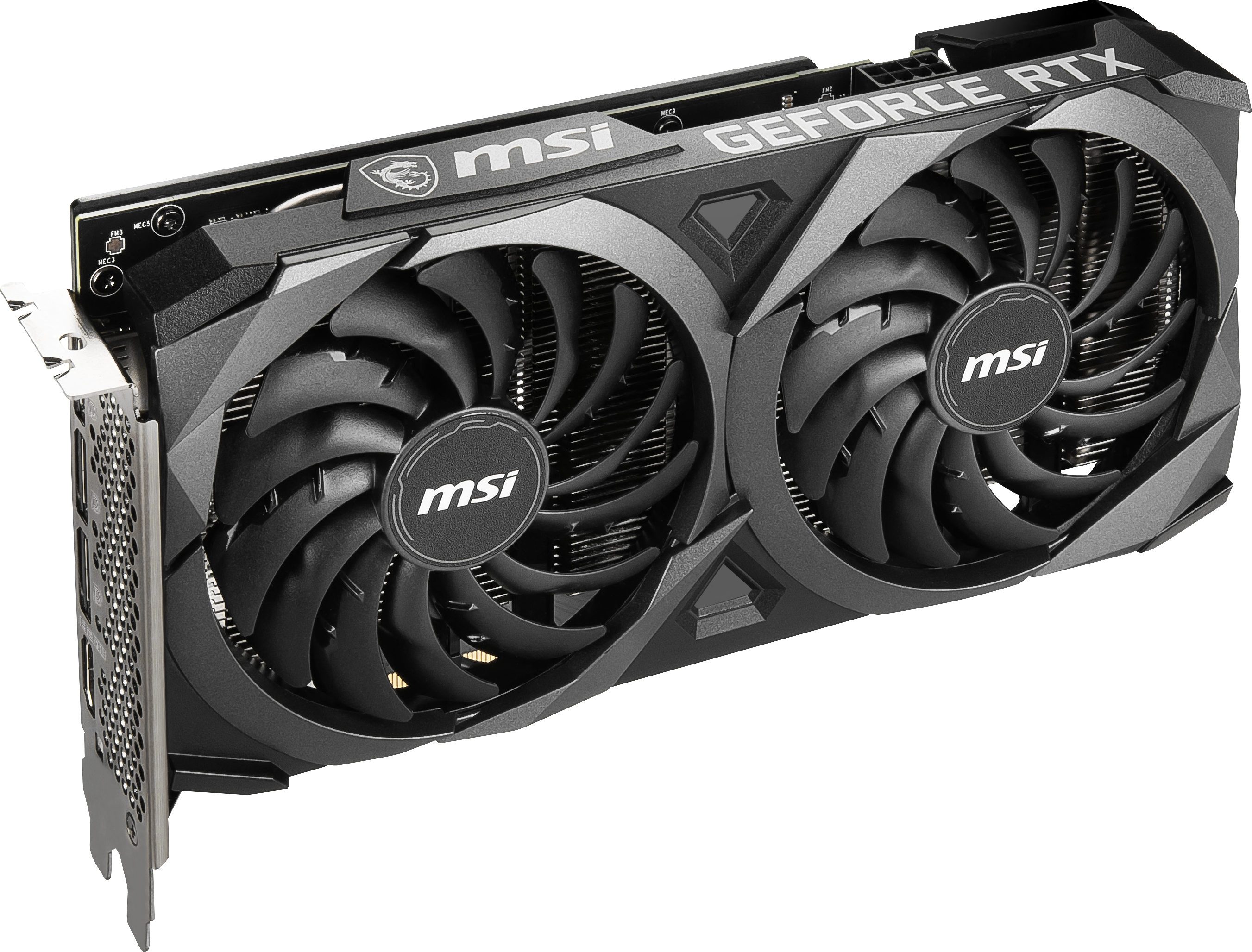 MSI GeForce RTX 3060 Ventus 2X OC 12GB GDDR6 Grafikkarte 3xDP/HDMI