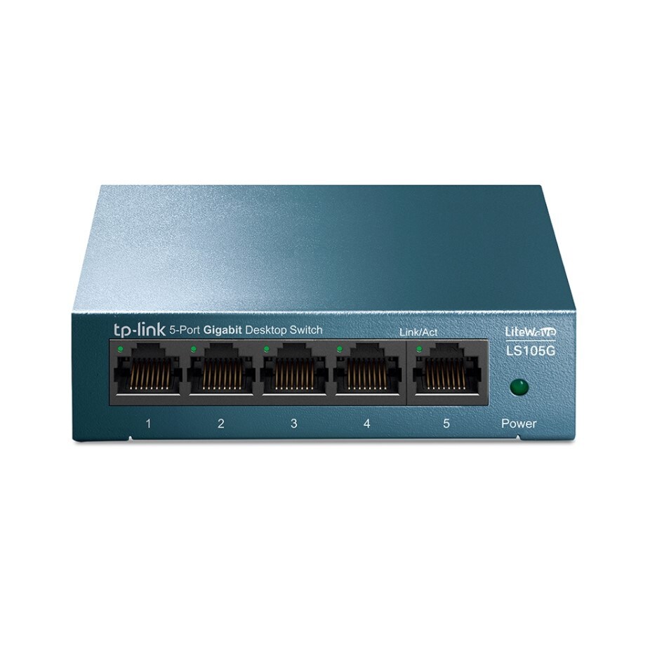 TP-LINK LiteWave LS105G - 5-Port Gigabit Desktop Switch