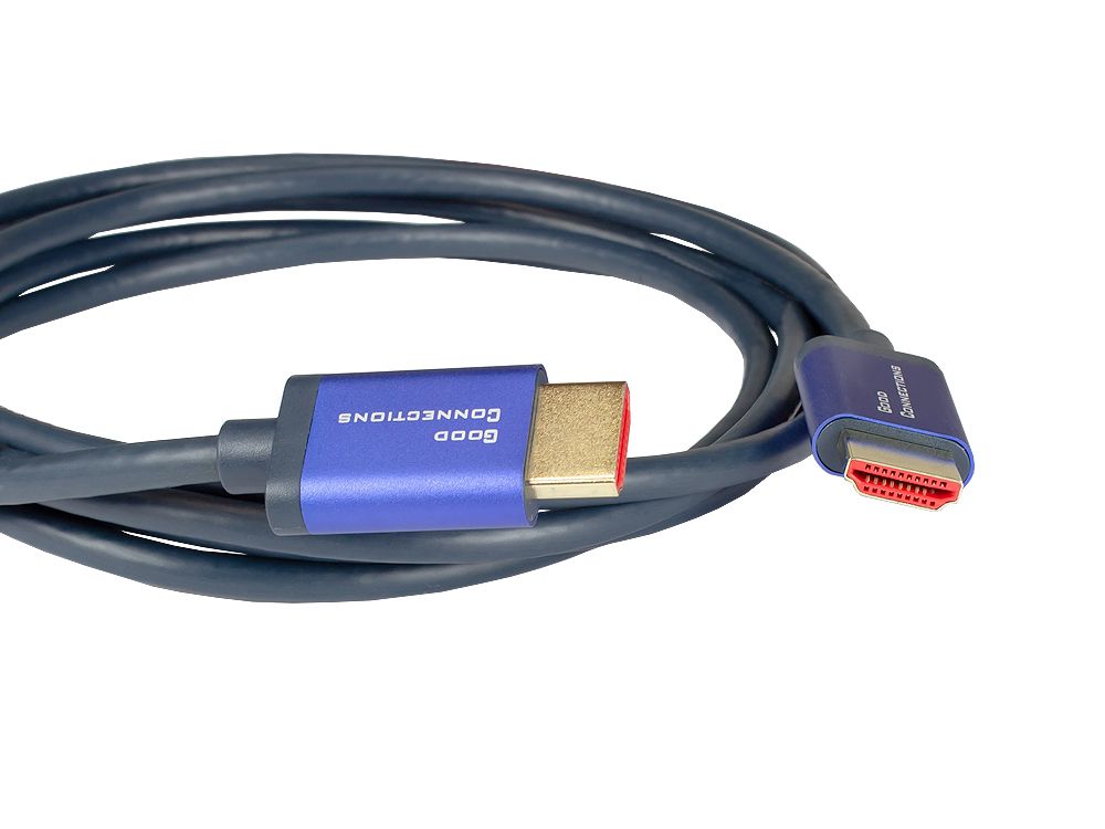 Good Connections HDMI 2.1 Kabel 8K @ 60Hz SmartFLEX Kupfer dunkelblau 0,5m