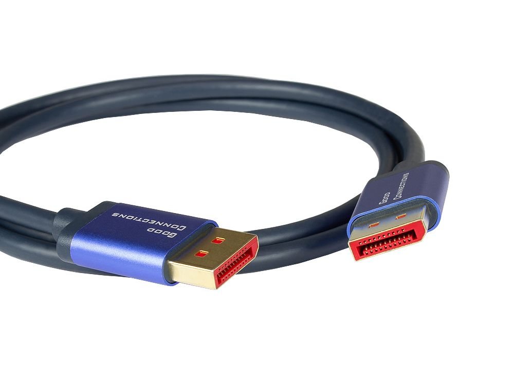 Good Connections DisplayPort 1.4 Anschlusskabel 0,5m 8K @ 60Hz SmartFLEX blau