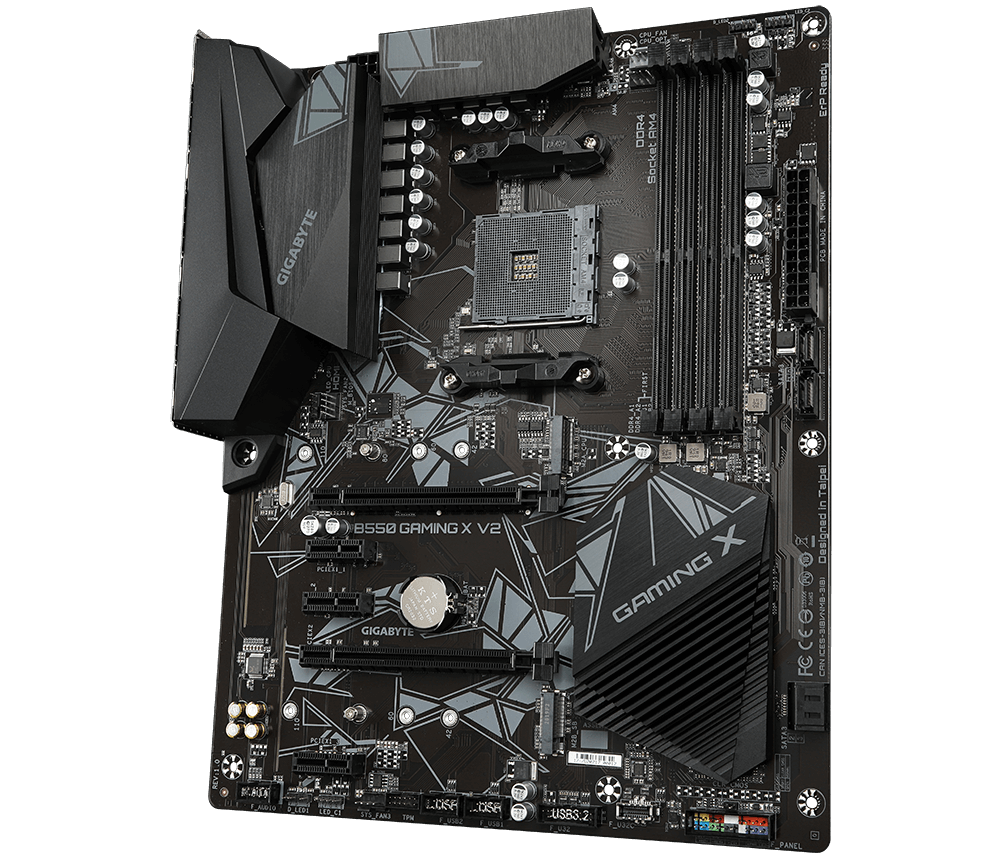 Gigabyte B550 Gaming X V2 ATX Mainboard Sockel AM4 M.2/HDMI/DVI/USB3.2