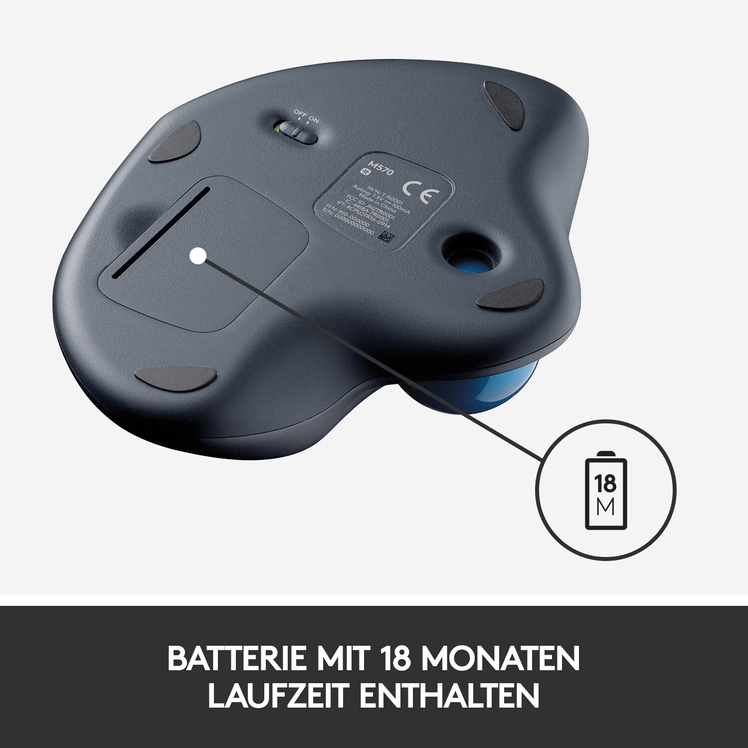 Logitech MX Ergo Kabellose Maus