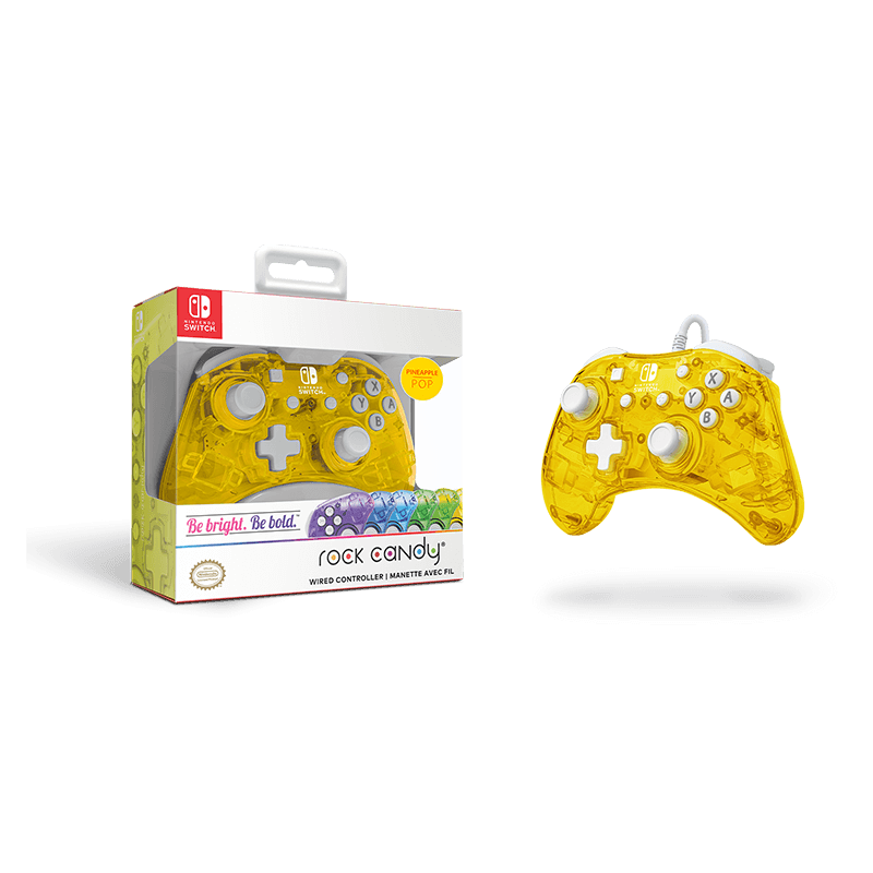 PDP Wired Controller Rock Candy Pineapple Pop