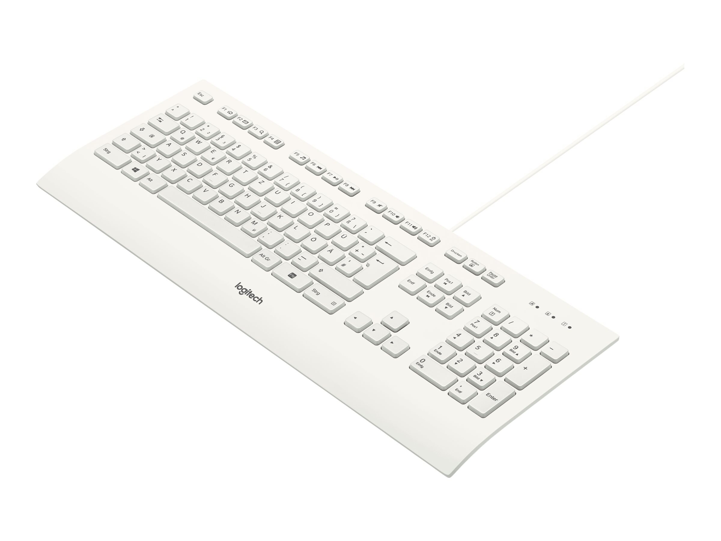 Logitech K280e Kabelgebundene Tastatur Weiß