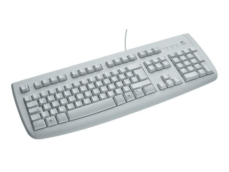 Kabelgebundene Cyberport Weiß K120 ++ Tastatur Logitech