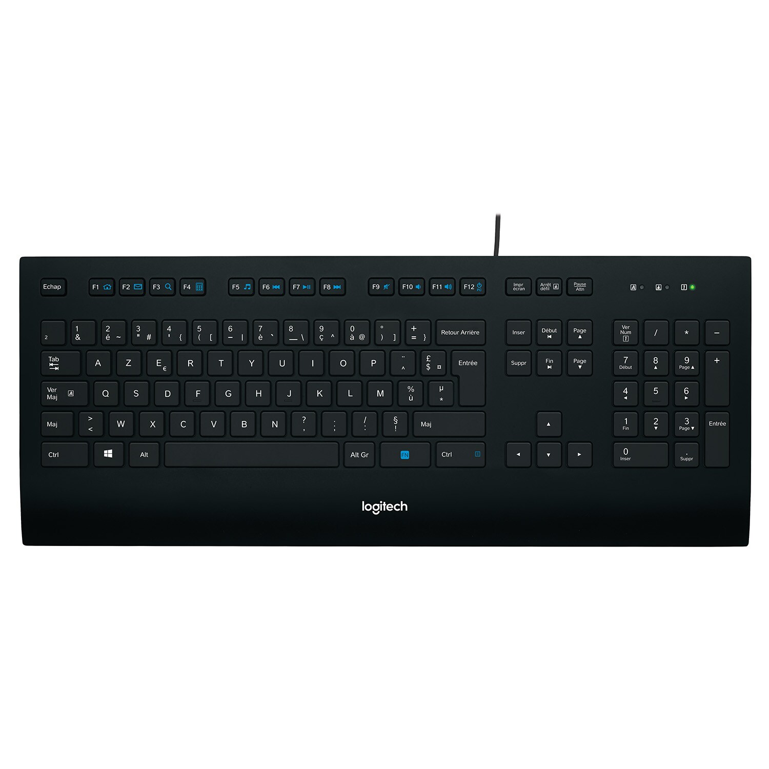 Logitech K280e Kabelgebundene Tastatur US Layout Schwarz