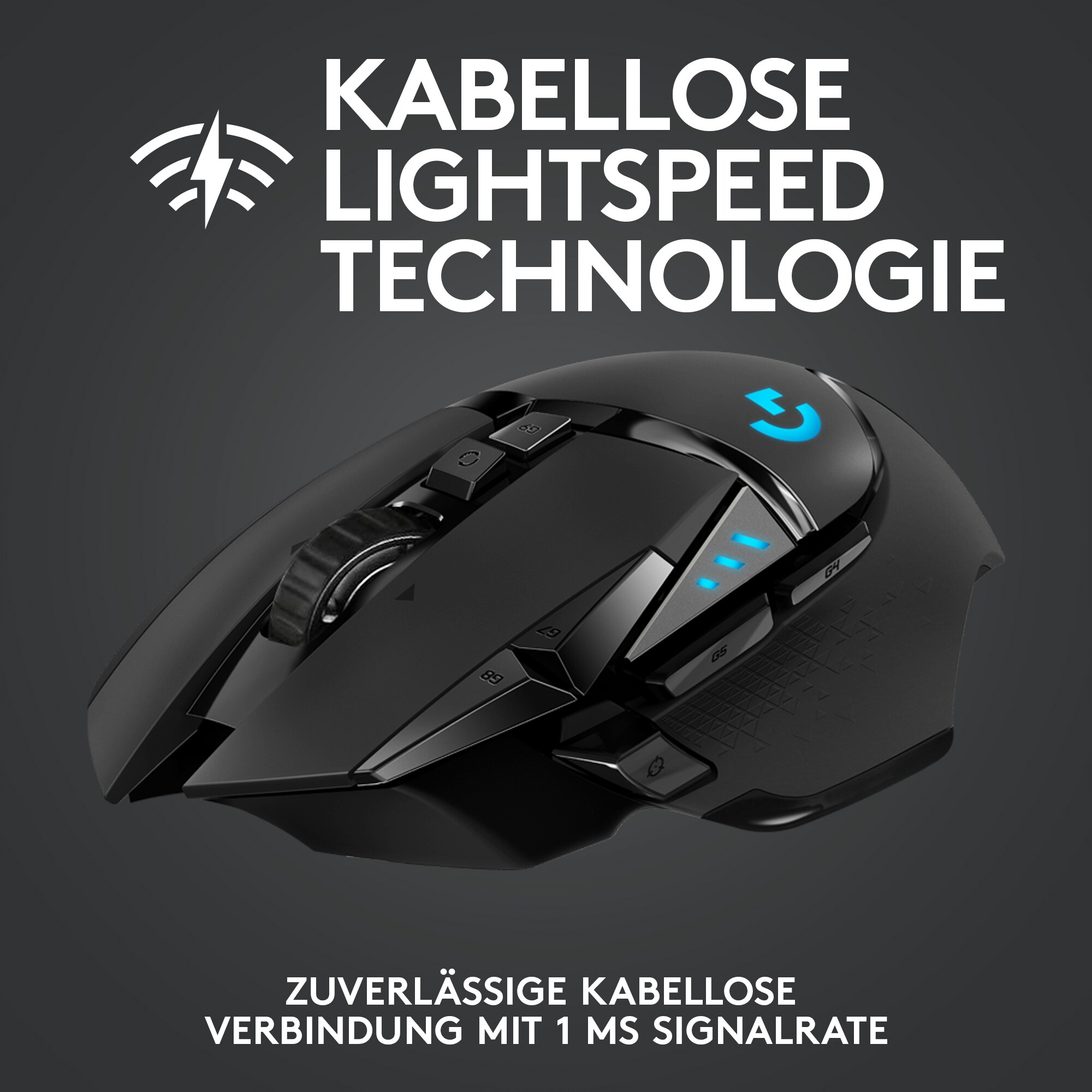 Logitech G502 LIGHTSPEED Kabellose Gaming Maus