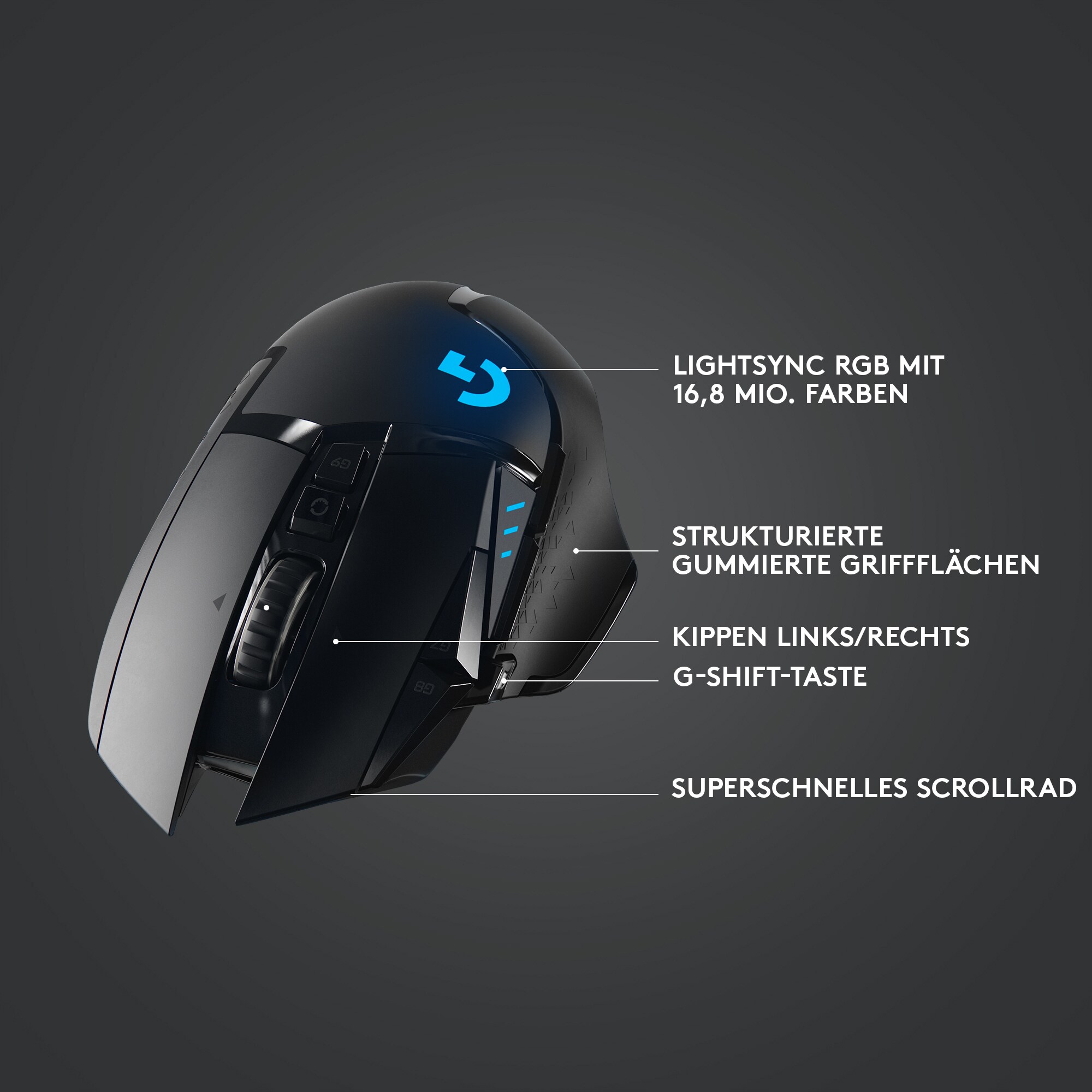 Logitech G502 LIGHTSPEED Kabellose Gaming Maus