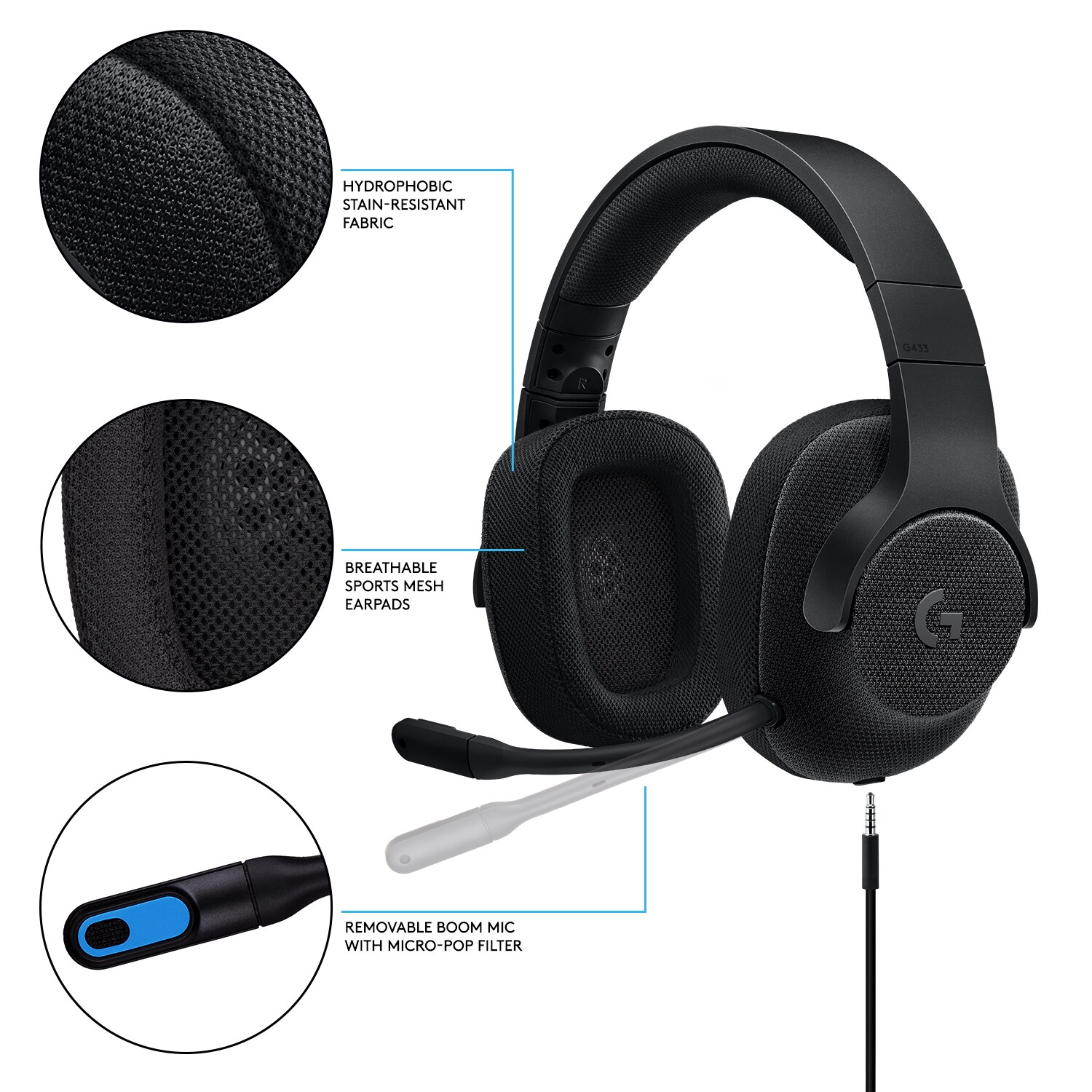 Logitech G433 Kabelgebundenes Gaming Headset