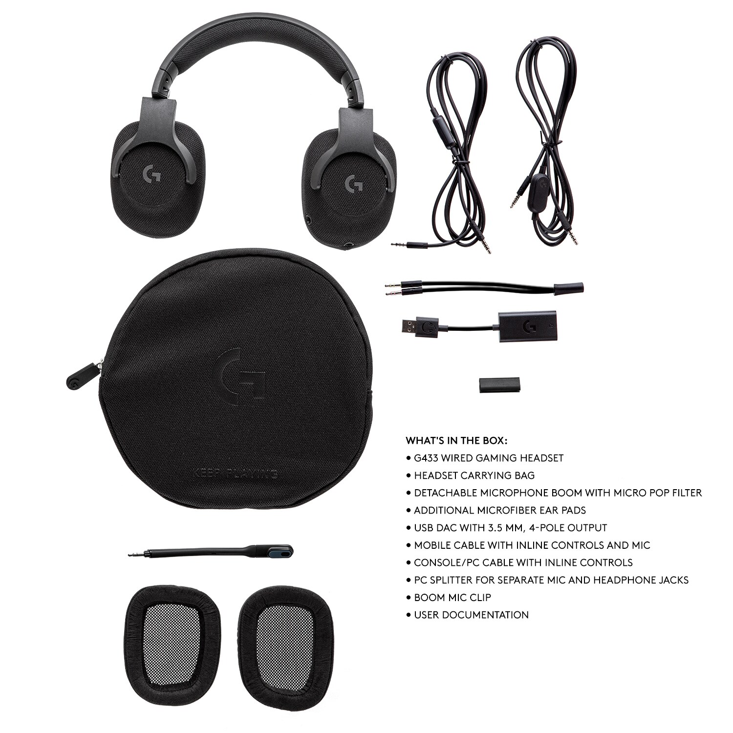 Logitech G433 Kabelgebundenes Gaming Headset