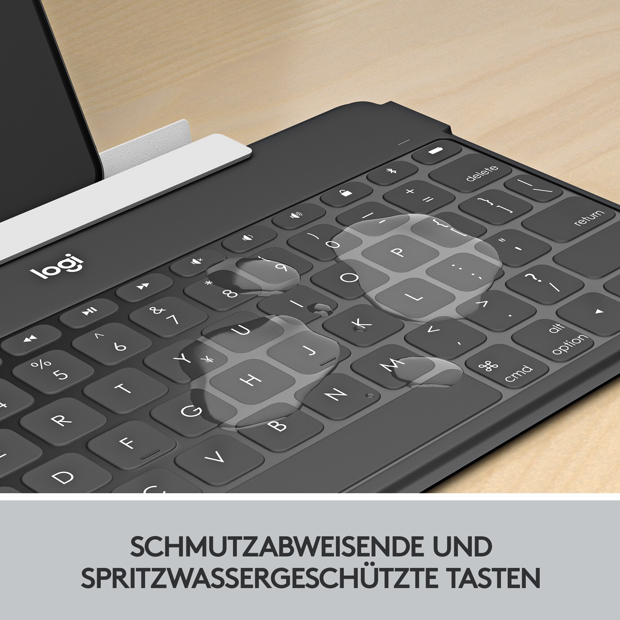 Logitech Keys-To-Go Kabellose Tastatur Schwarz