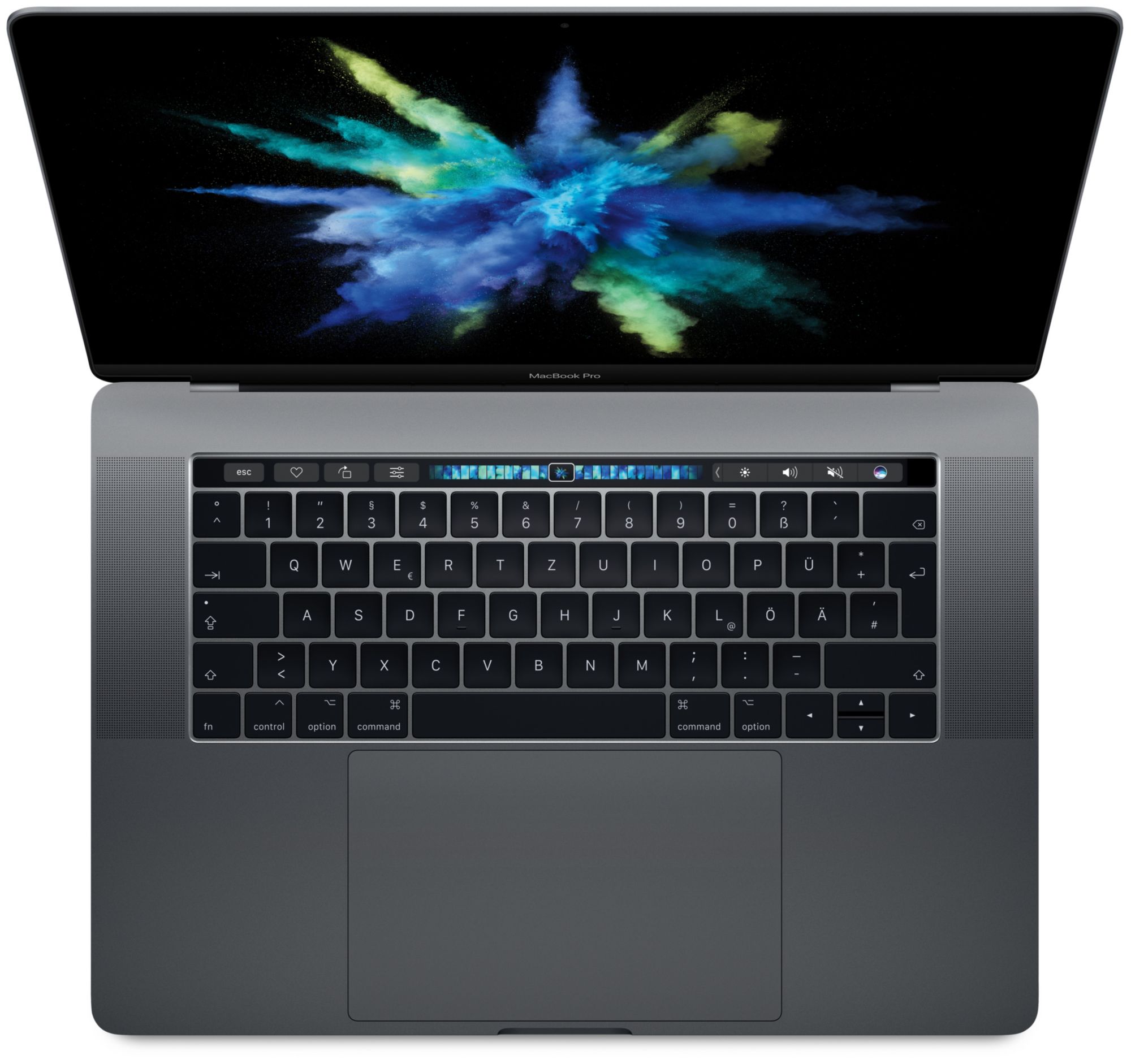 Apple MacBook Pro 15,4" 2017 i7 2,8/16/256GB Touchbar RP555 SpaceGrau MPTR2D/A