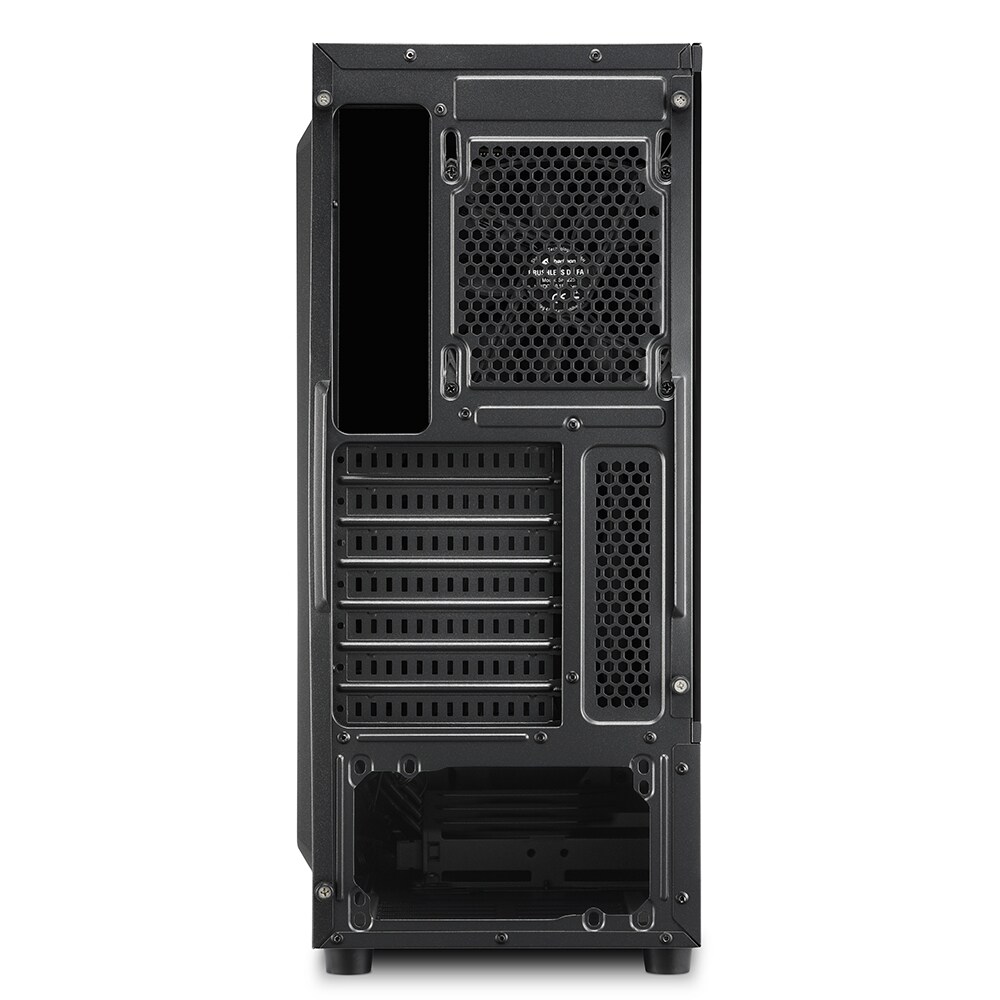 Sharkoon RGB Slider Midi-Tower ATX Gaming Gehäuse RGB LED, Seitenfenster Schwarz