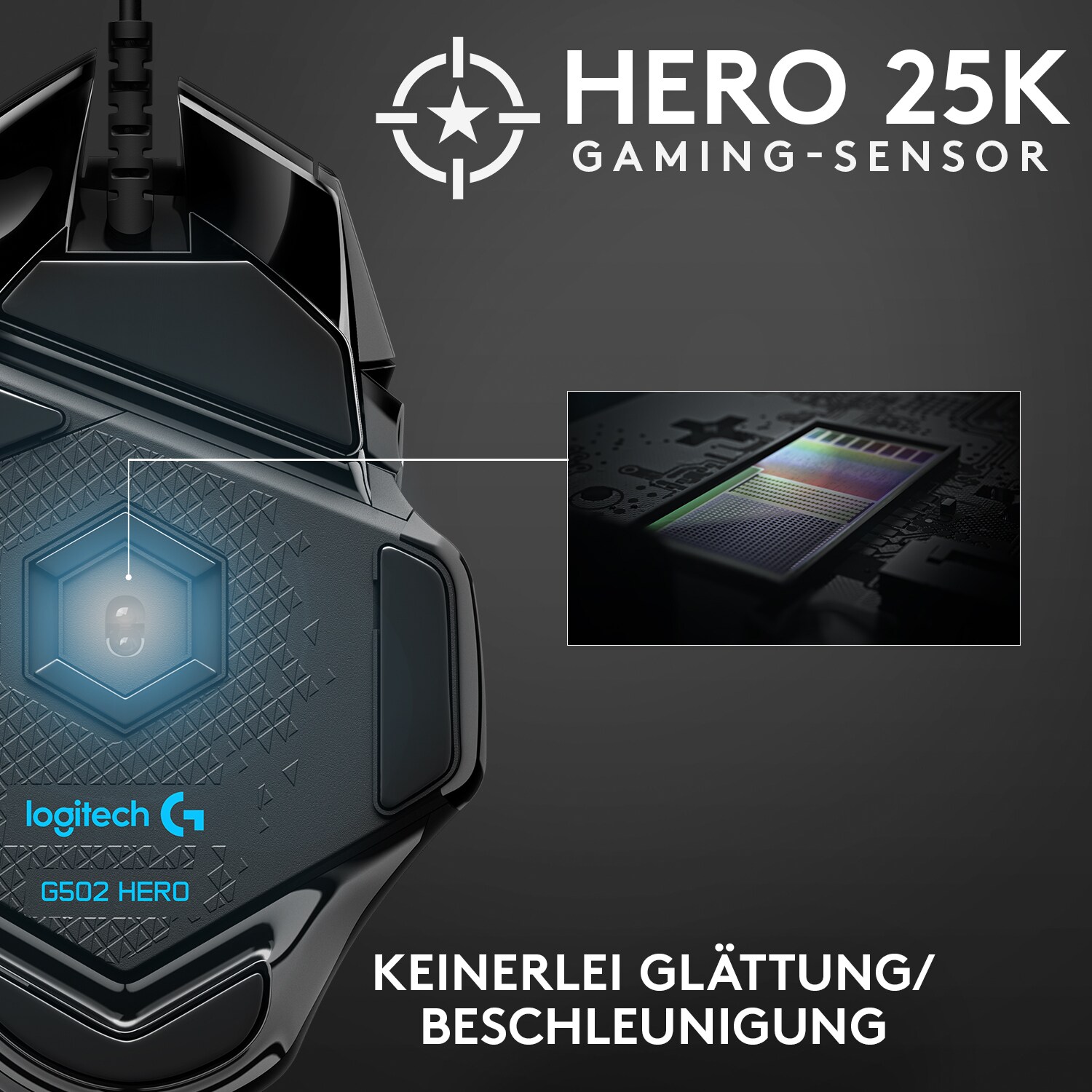 Logitech G502 Hero Kabelgebundene Gaming Maus