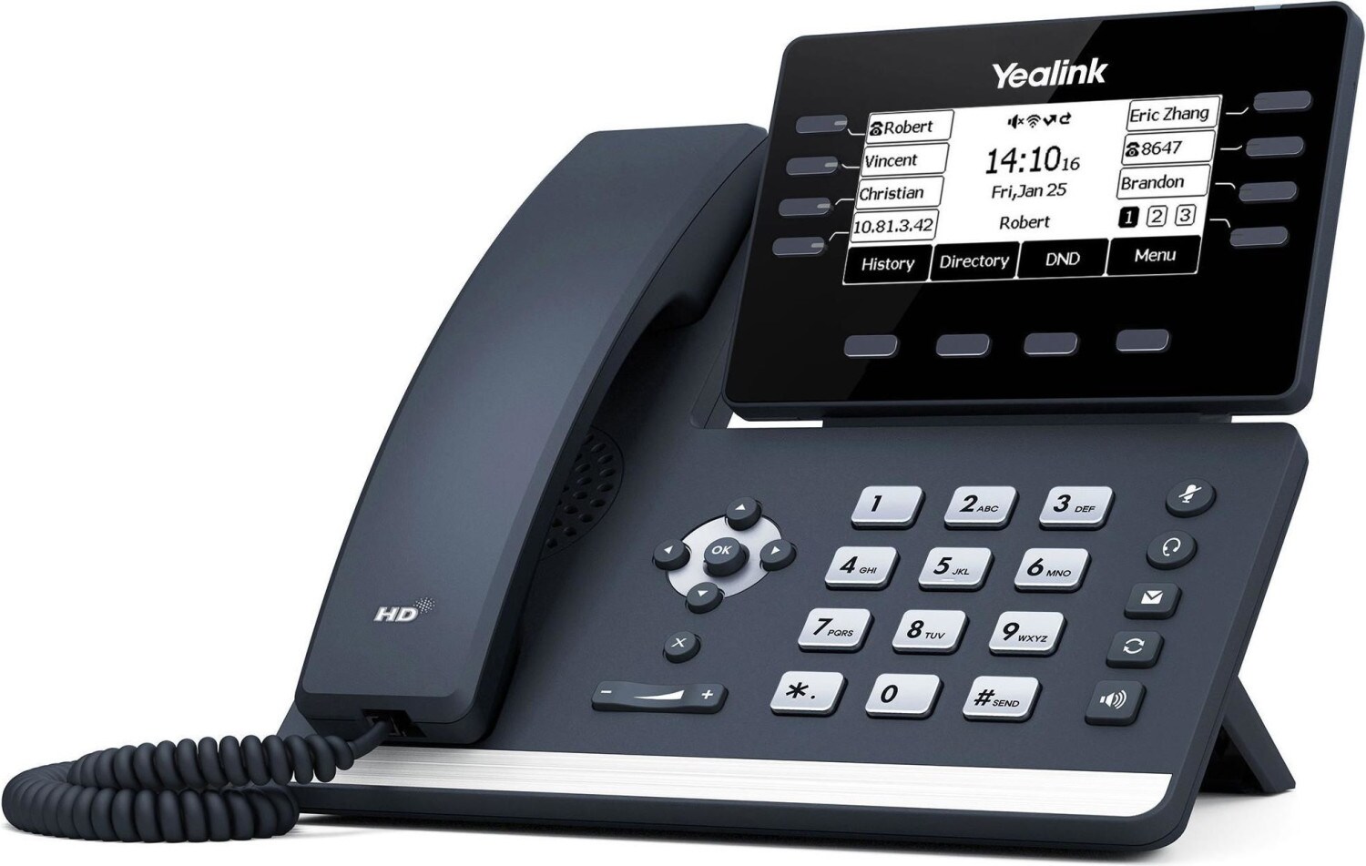 Yealink SIP-T53 VoIP Telefon mit Bluetooth Schnittstelle