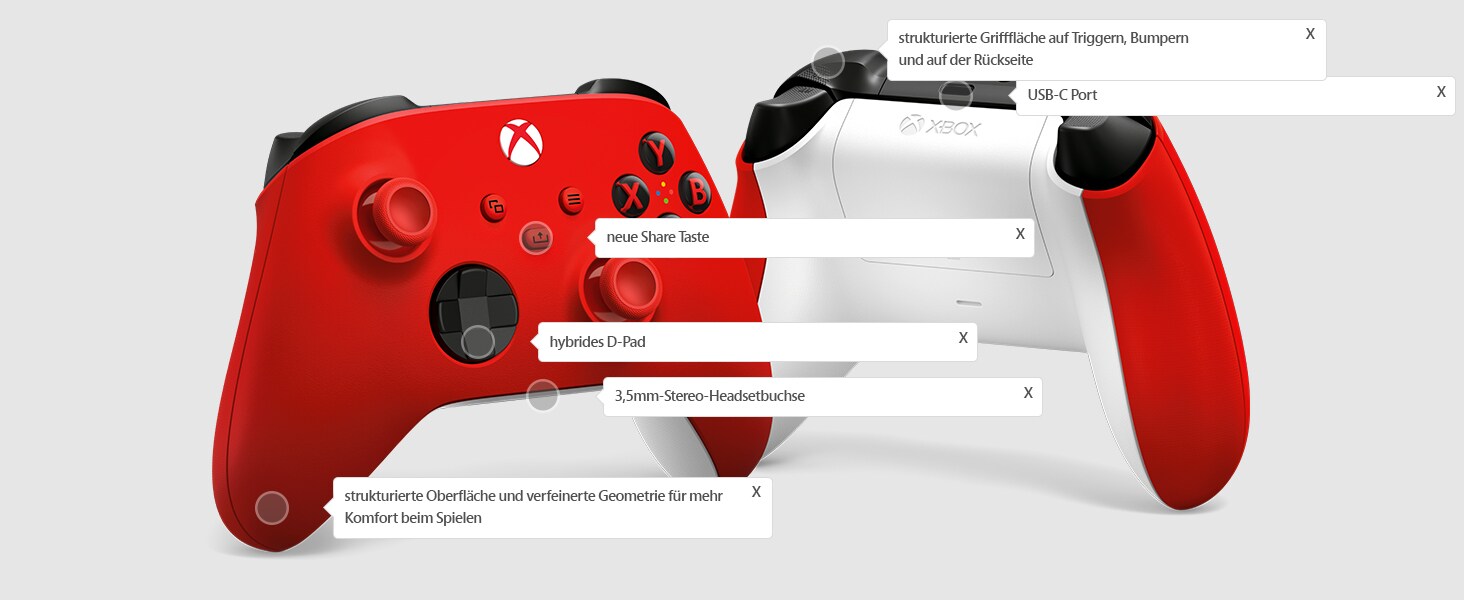 Microsoft Xbox Wireless Controller Pulse Red