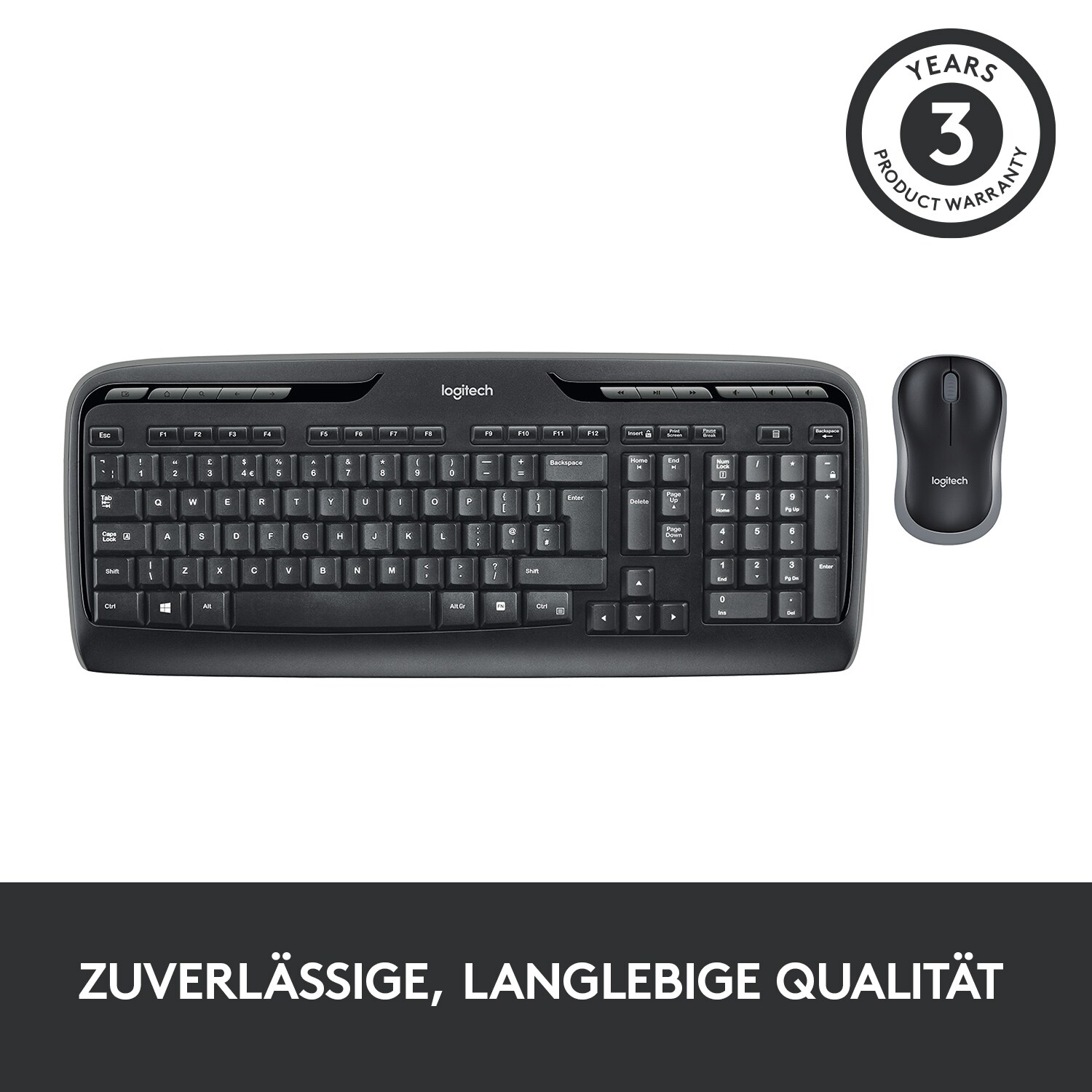 Logitech MK330 Kabellose Maus-Tastaturkombination