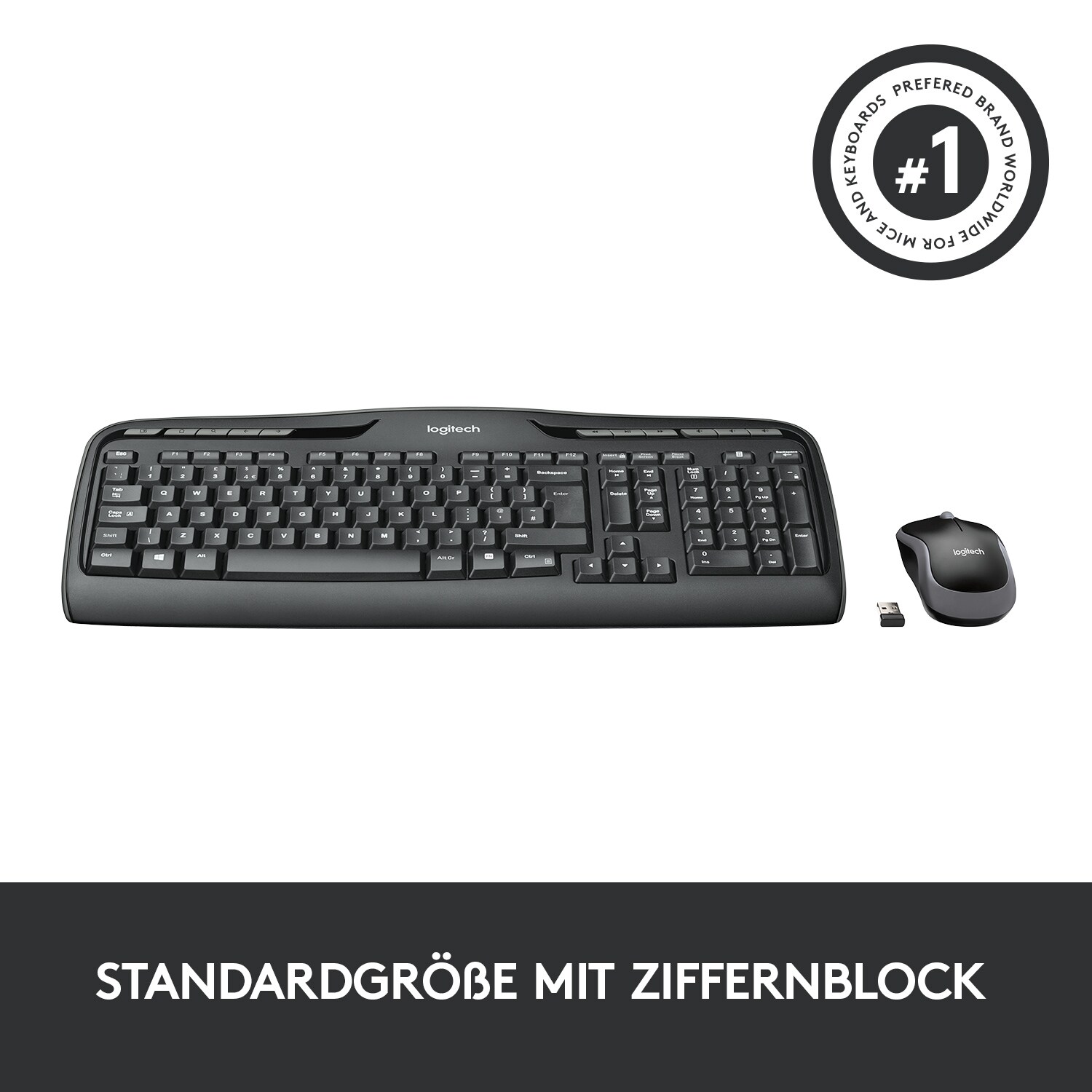 Logitech MK330 Kabellose Maus-Tastaturkombination