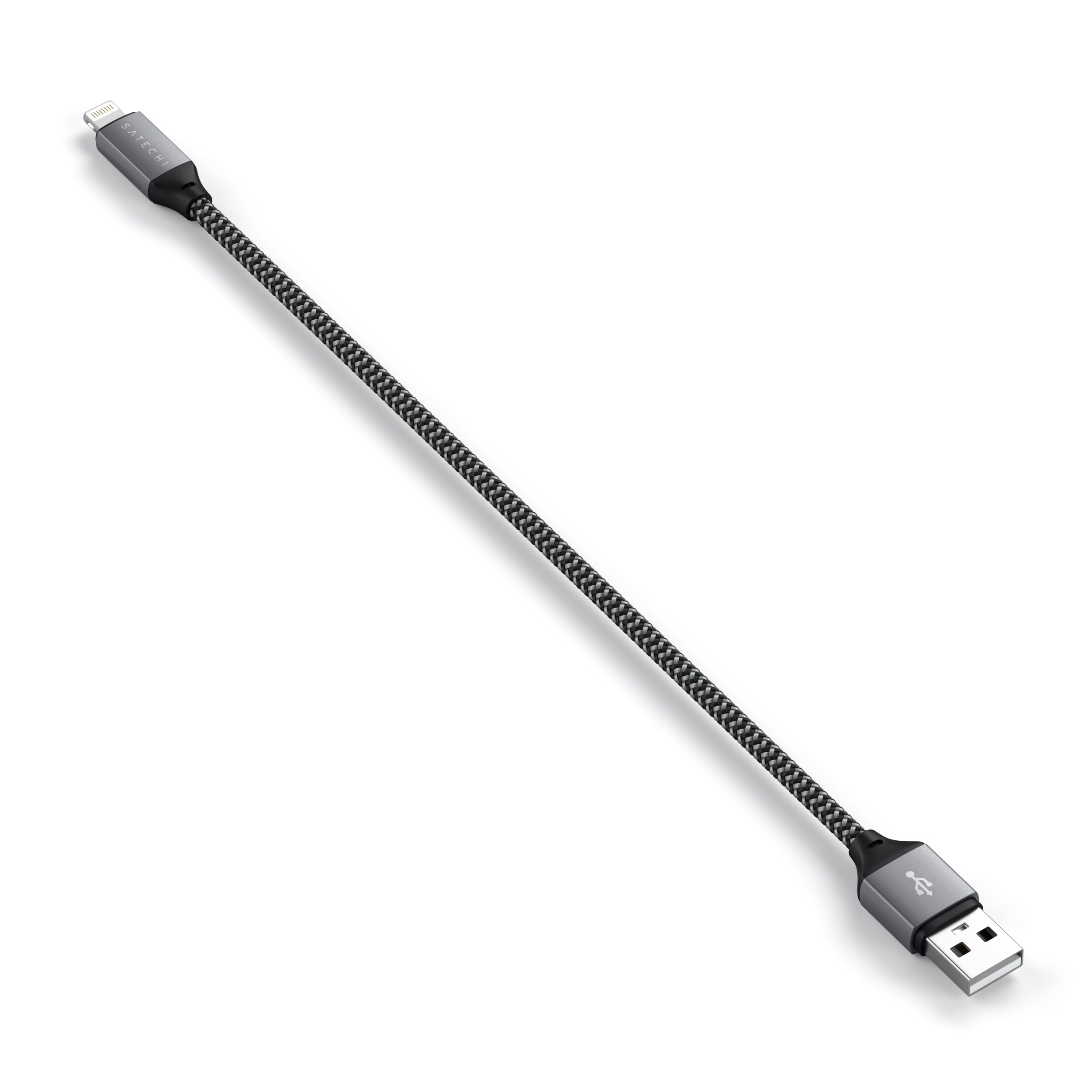 Satechi USB-A auf Lightning Kabel 25 cm space grey