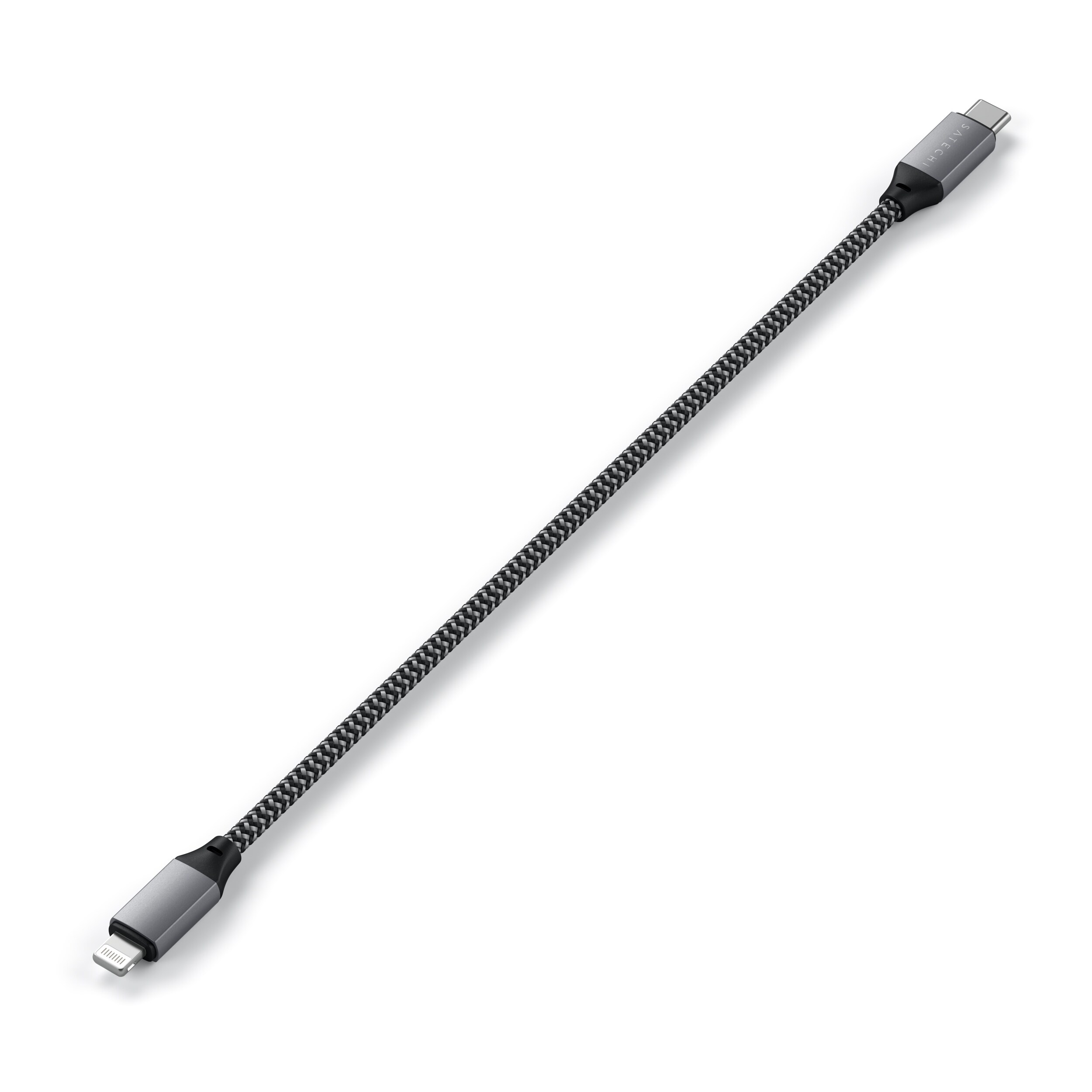 Satechi Type-C auf Lightning Kabel 25 cm space grey