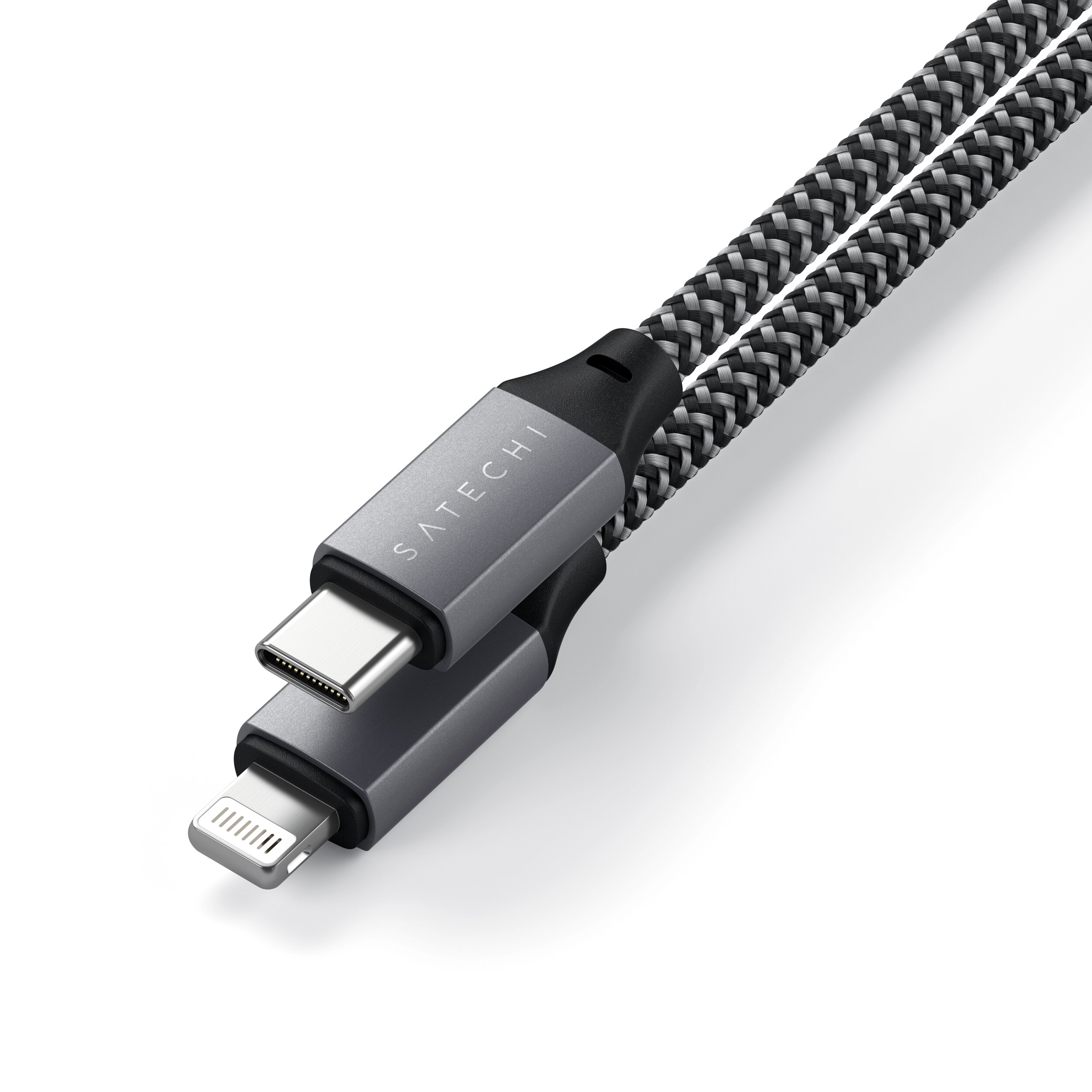 Satechi Type-C auf Lightning Kabel 25 cm space grey