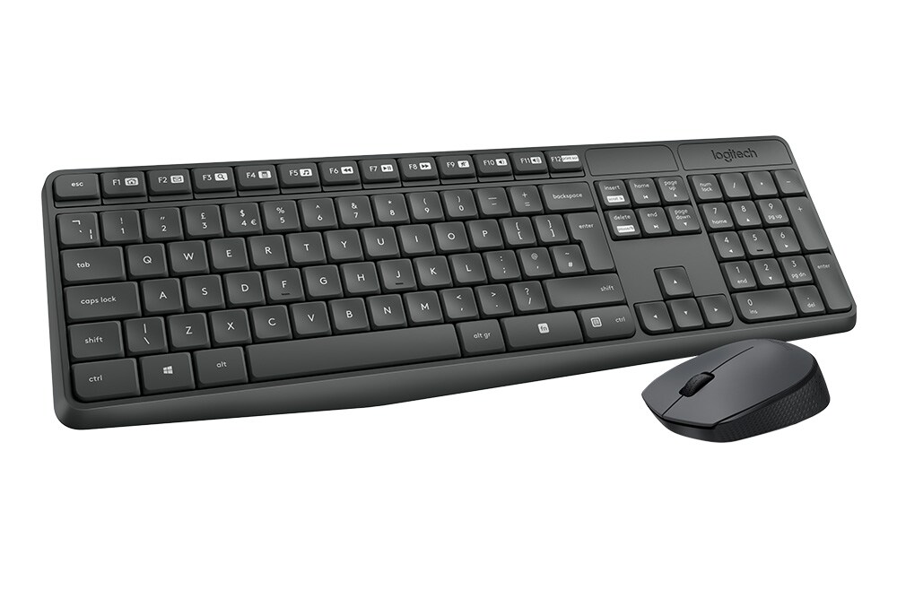 Logitech MK235 Kabellose Maus-Tastaturkombination US Layout