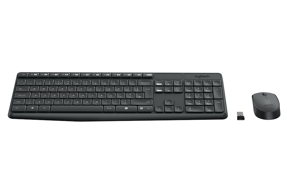 Logitech MK235 Kabellose Maus-Tastaturkombination US Layout